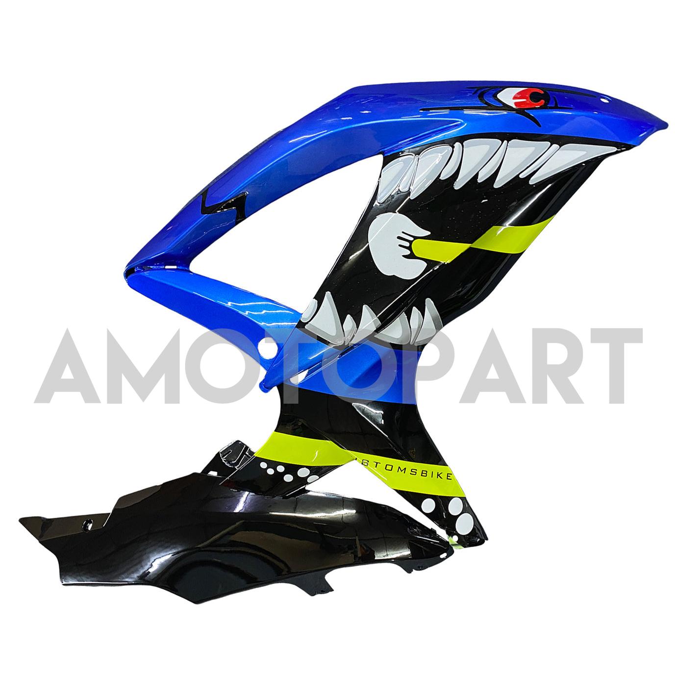 Amotopart 2008-2010 Suzuki GSXR600/750 Fairing Blue&Green Monster Kit