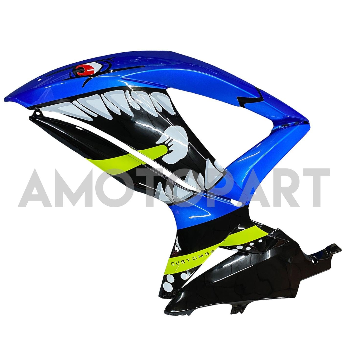 Amotopart 2008-2010 Suzuki GSXR600/750 Fairing Blue&Green Monster Kit