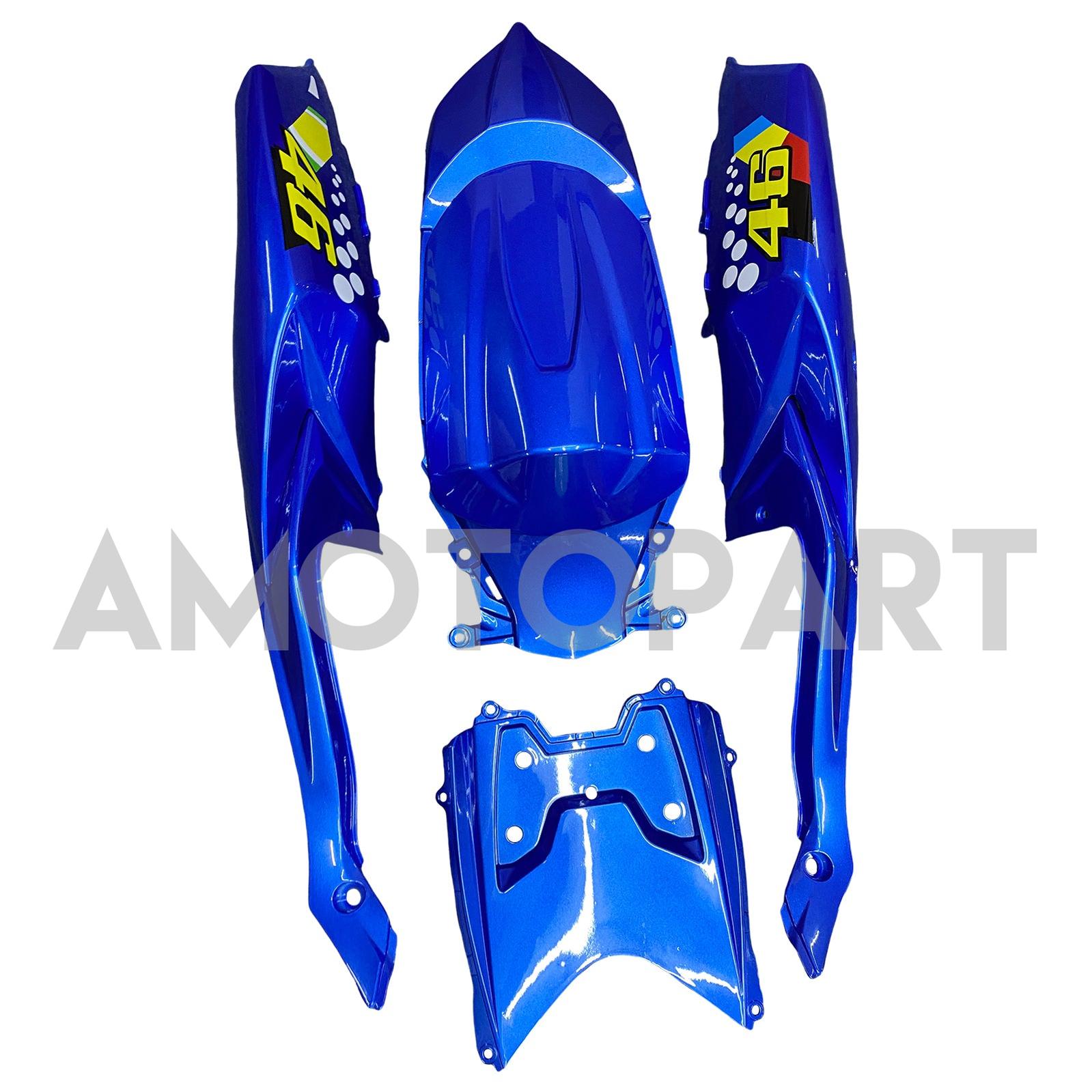 Amotopart 2008-2010 Suzuki GSXR600/750 Fairing Blue&Green Monster Kit