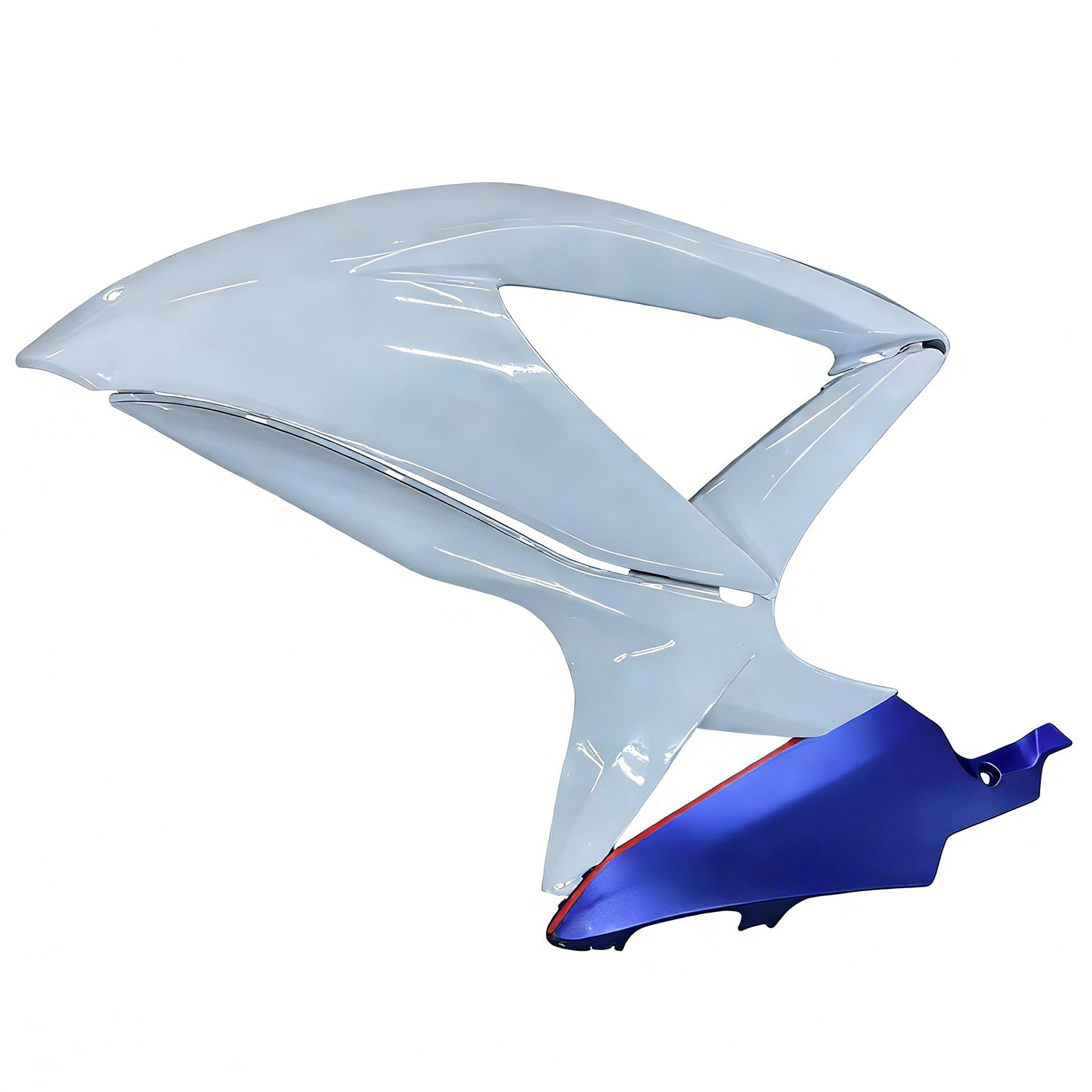 Amotopart 2008-2010 Suzuki GSXR600/750 Fairing White&Matte Dark Blue Kit