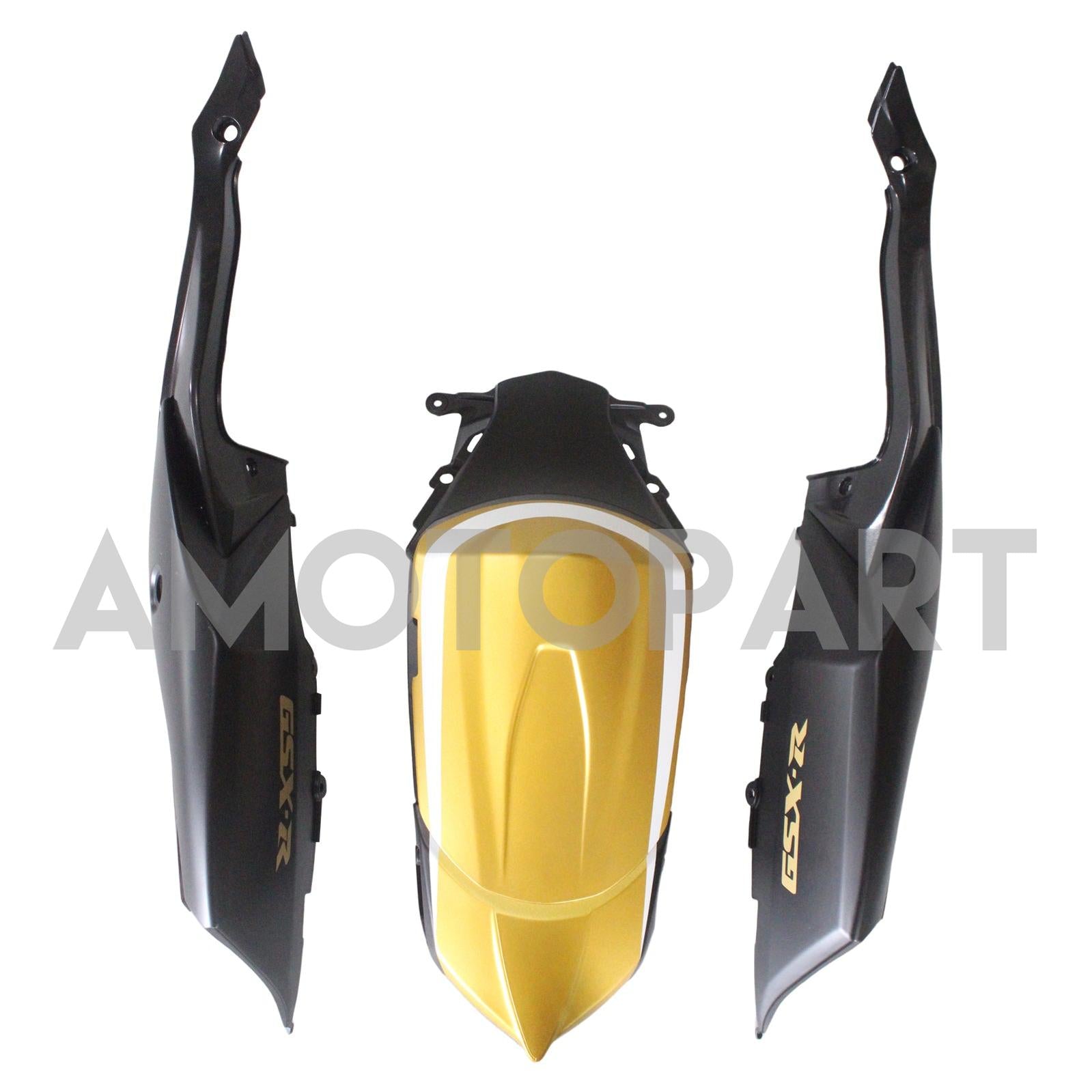 Amotopart 2008-2010 Suzuki GSXR600/750 Fairing Black & Gold Kit