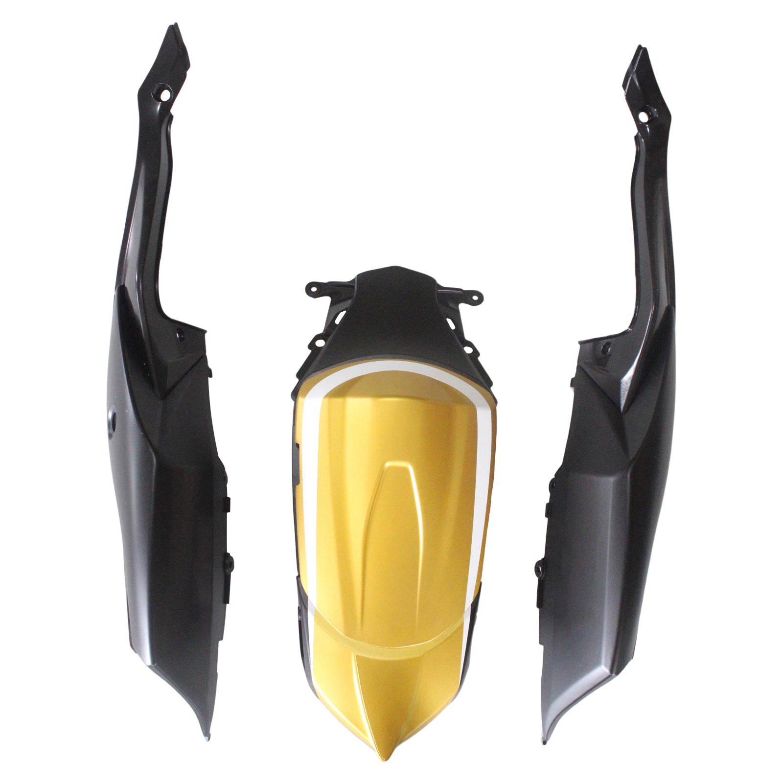 Amotopart 2008-2010 Suzuki GSXR600/750 Fairing Black&Gold Kit