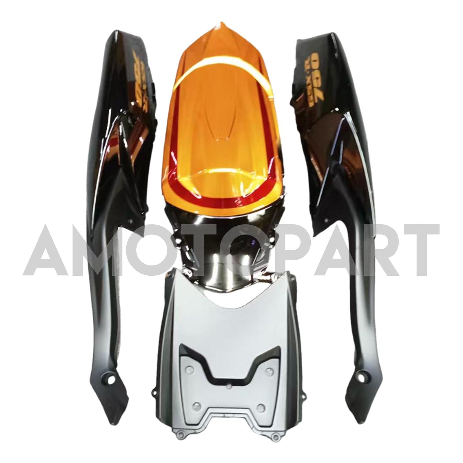 Amotopart 2008-2010 スズキ GSXR600/750 フェアリング ゴールド&レッドキット