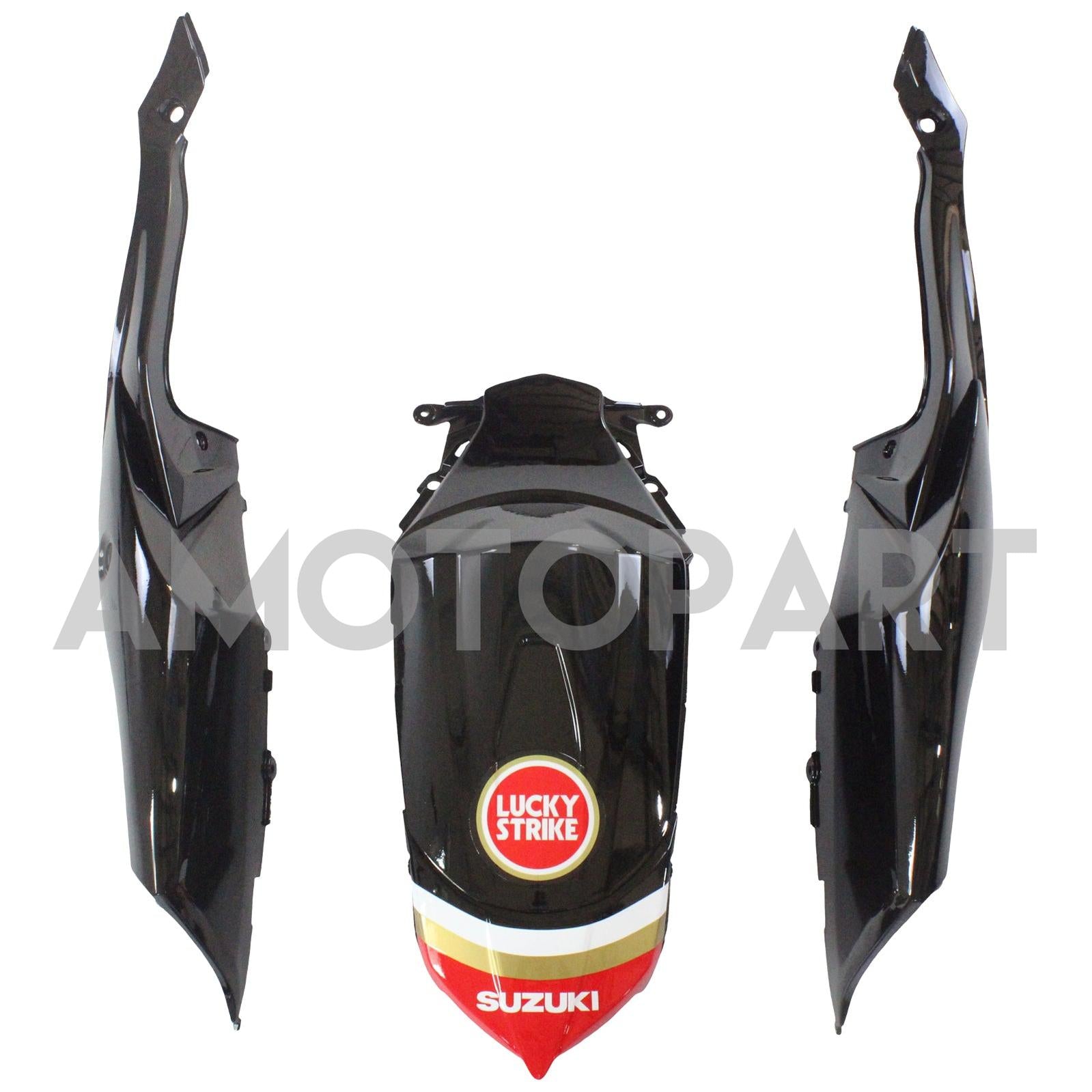 Amotopart 2008-2010 Suzuki GSXR600/750 Fairing Lucky Strike Red&Black Kit