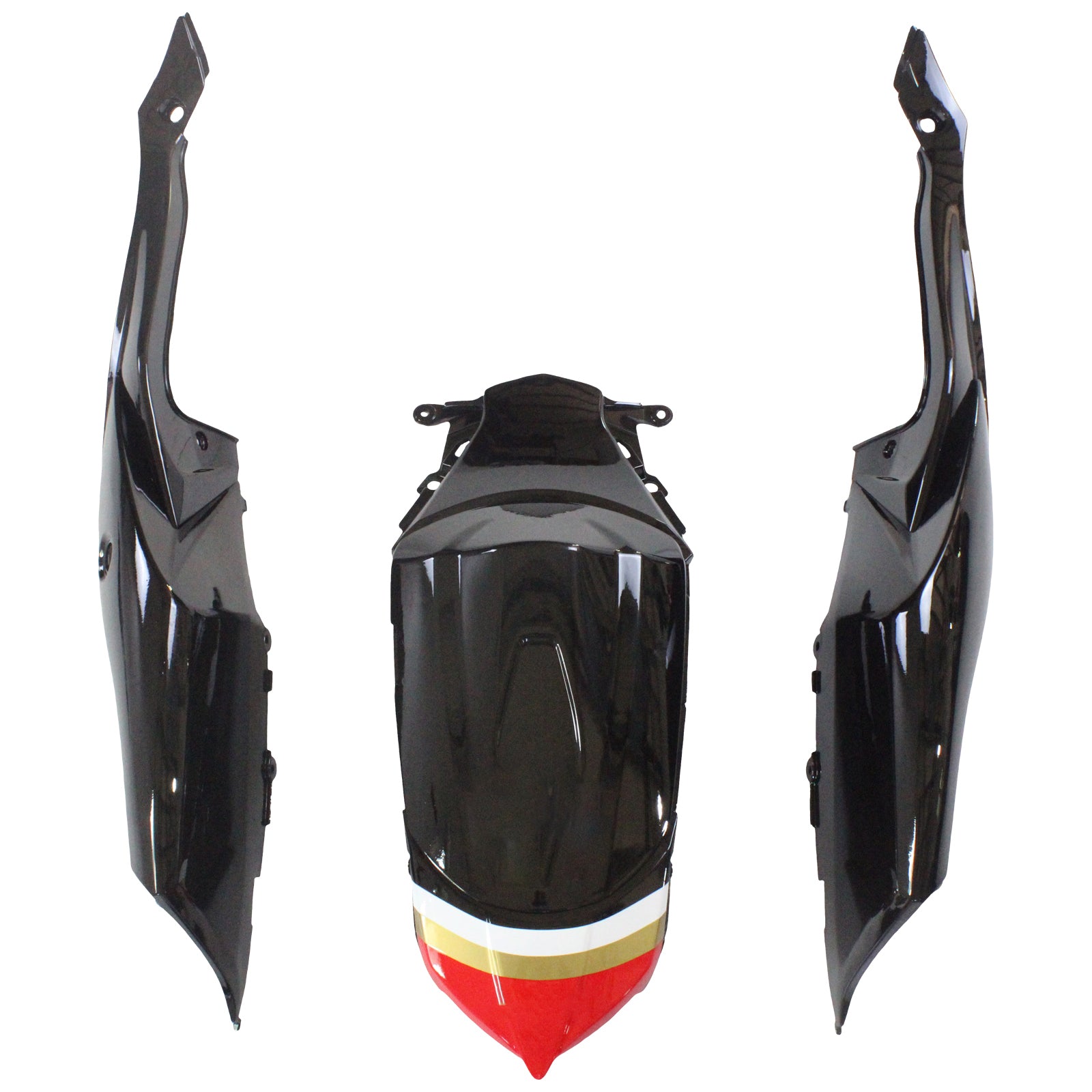 Amotopart 2008-2010 Suzuki GSXR600/750 Red & Black Fairing Kit