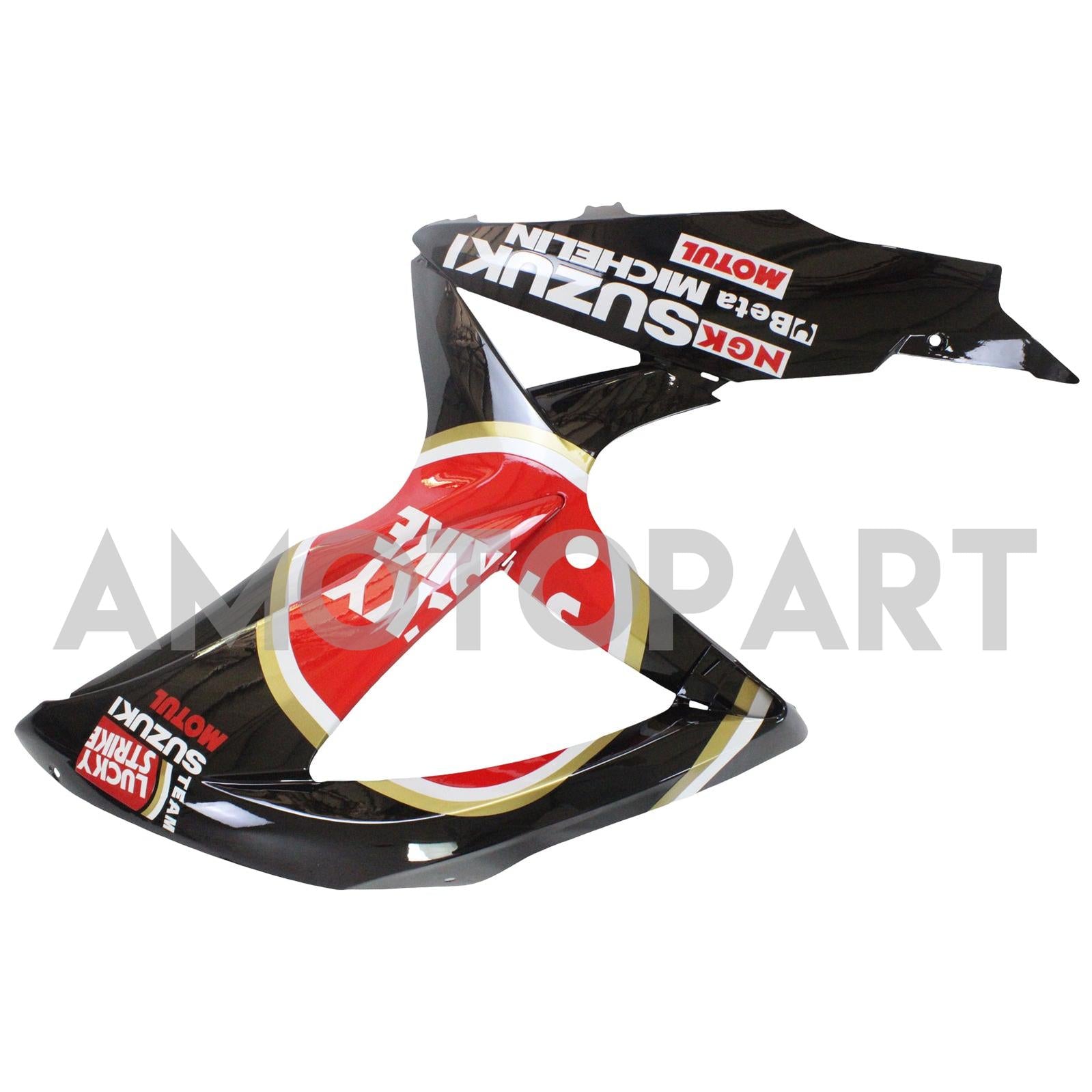 Amotopart 2008-2010 Suzuki GSXR600/750 Fairing Lucky Strike Red&Black Kit