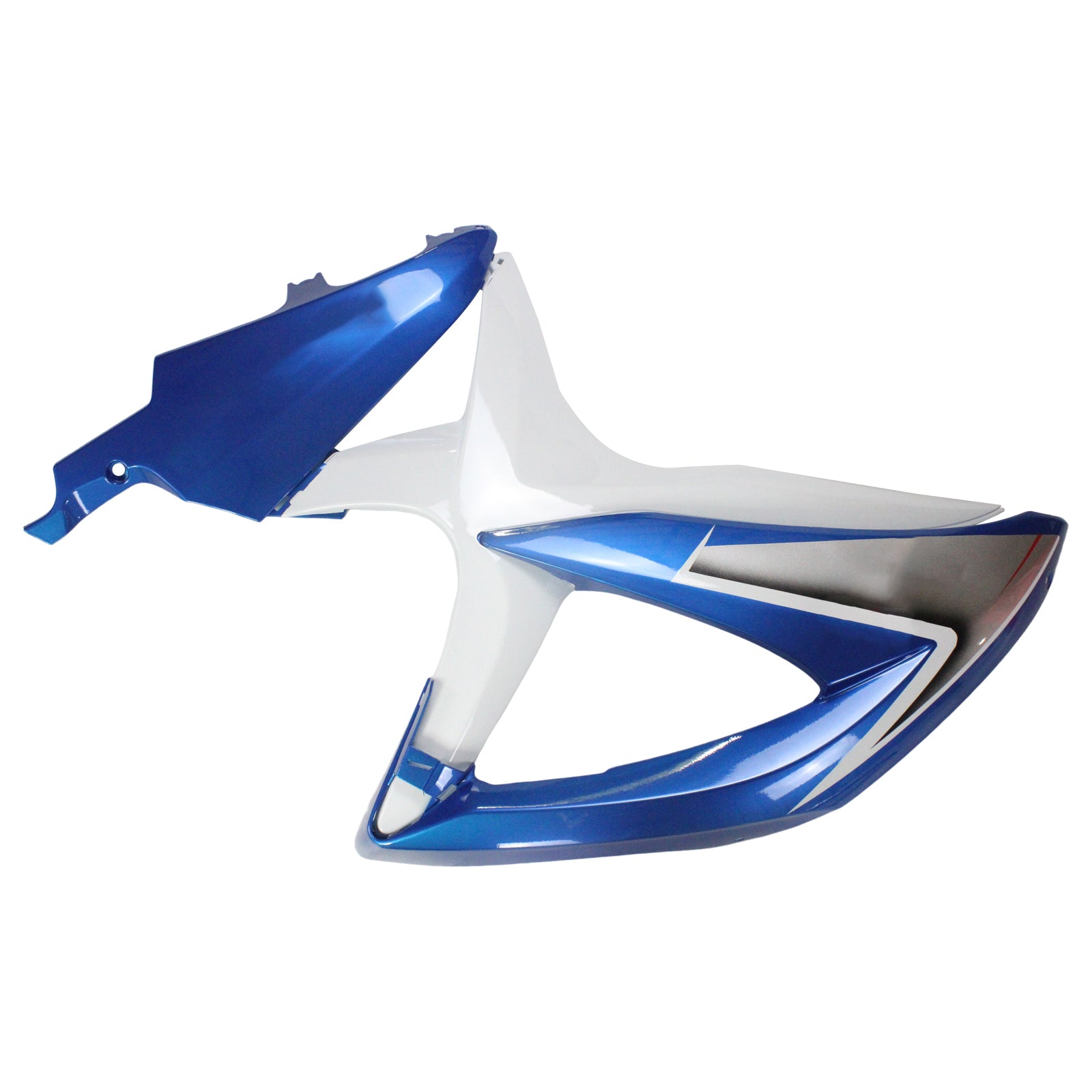 Amotopart 2008-2010 Suzuki GSXR600/750 Fairing White&Blue style2 Kit