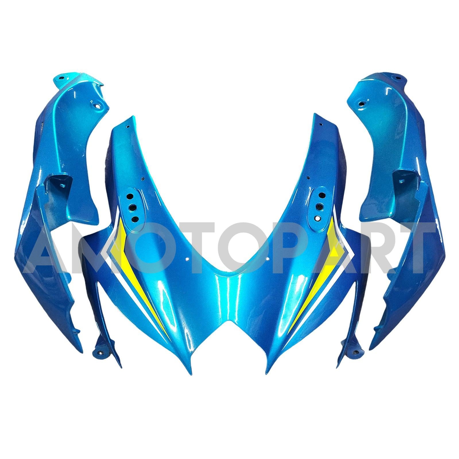 Amotopart 2008-2010 Suzuki GSXR600/750 Gloss Blue Fairing Kit