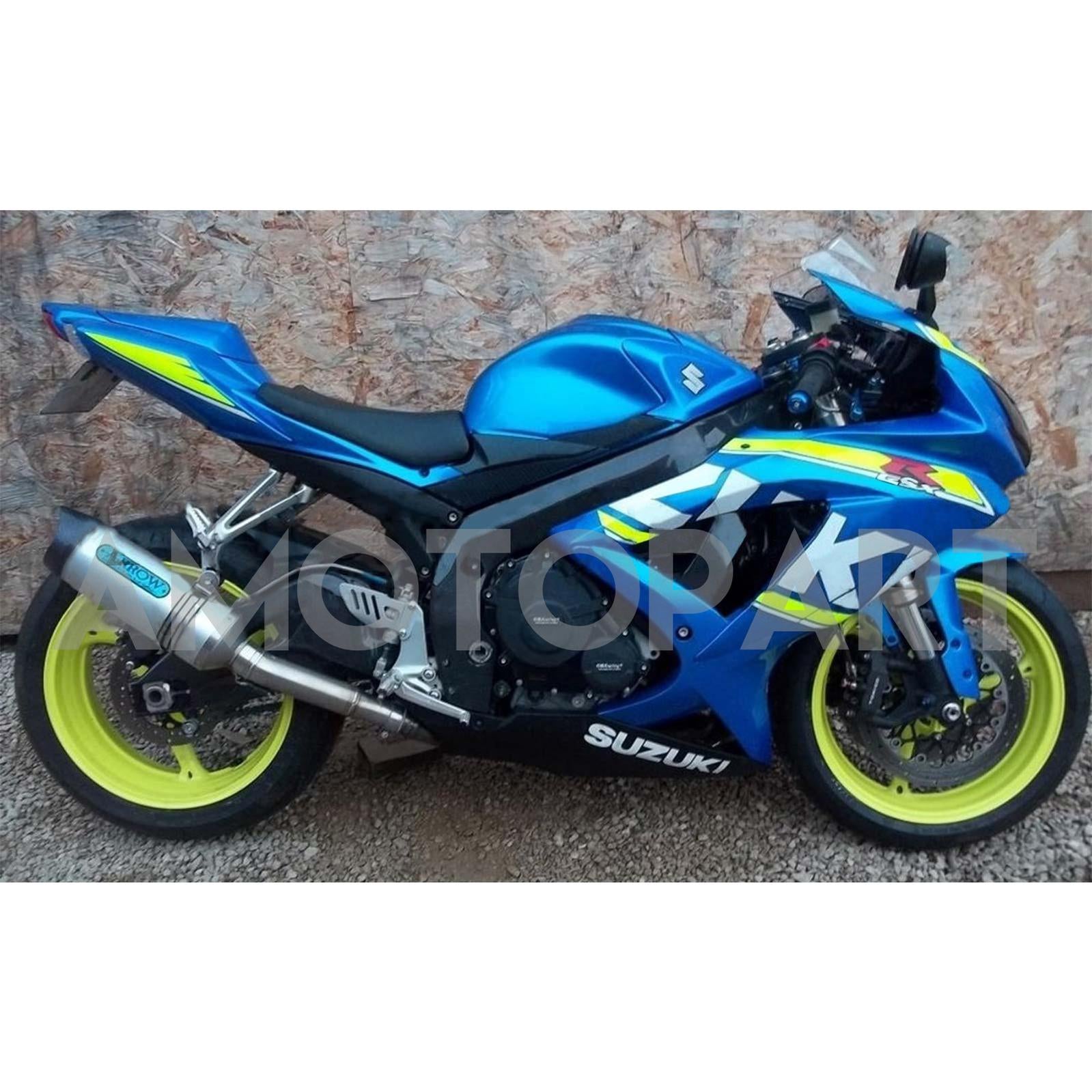 Amotopart 2008-2010 Suzuki GSXR600/750 Gloss Blue Fairing Kit