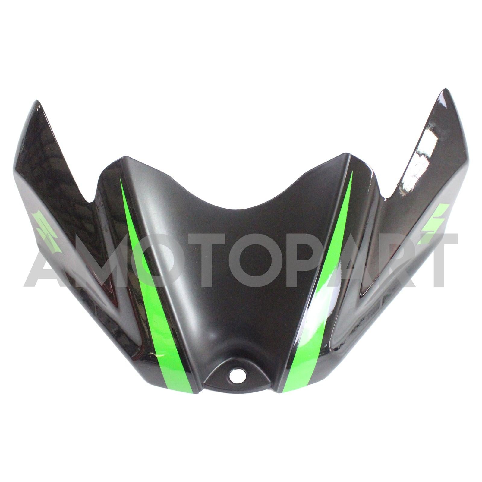 Amotopart 2008–2010 Suzuki GSXR600/750 Verkleidung, mattschwarz&Grünes Kit