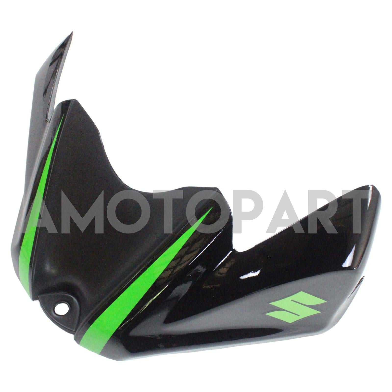 Amotopart 2008–2010 Suzuki GSXR600/750 Verkleidung, mattschwarz&Grünes Kit