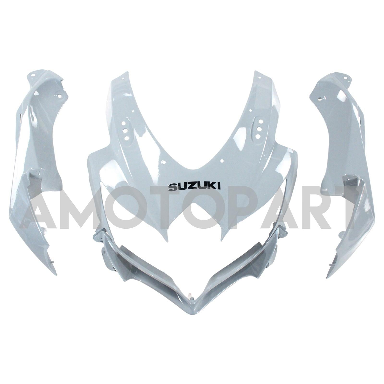 Amotopart 2008-2010 Suzuki GSXR600/750 Fairing Gloss Grey Kit