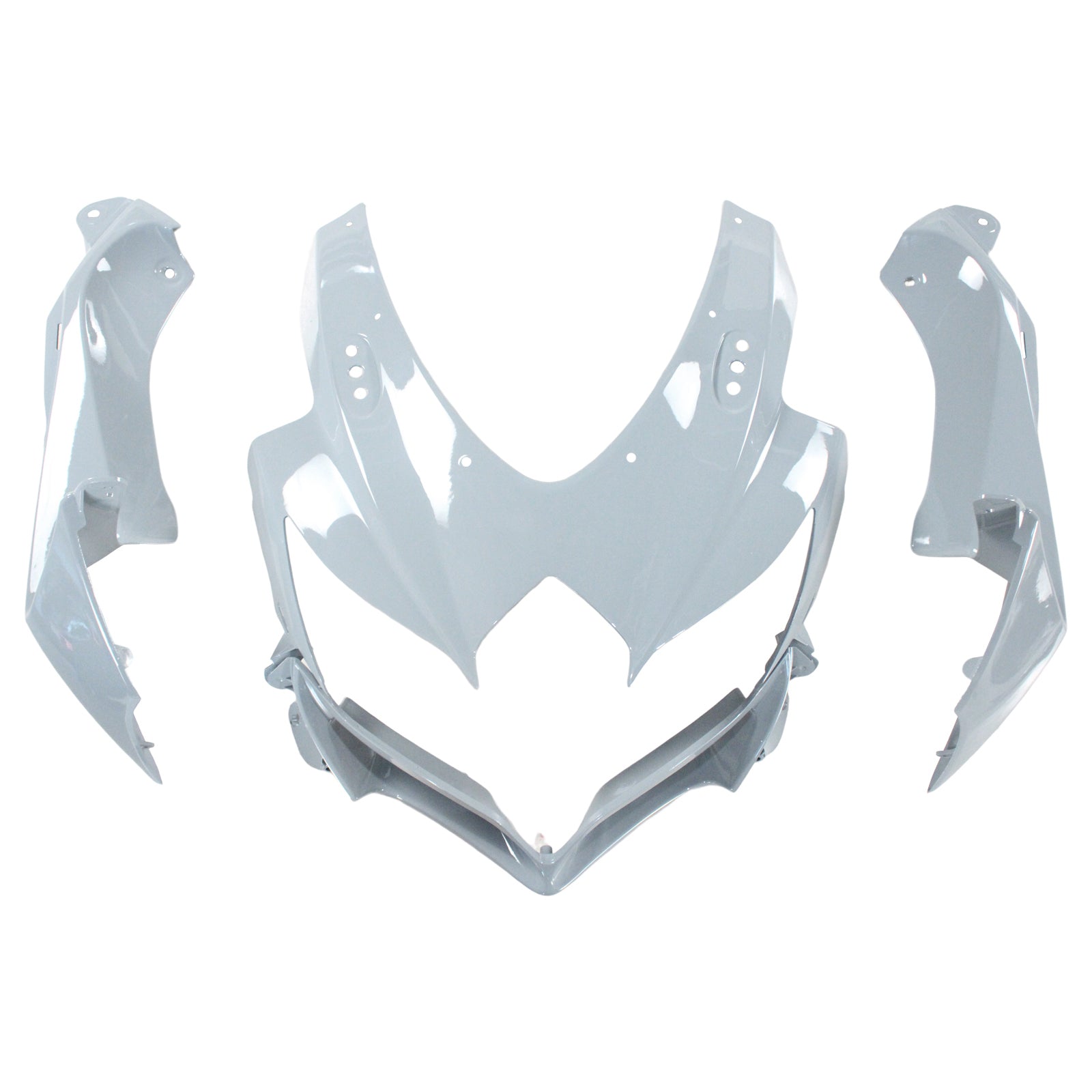 Amotopart 2008-2010 Suzuki GSXR600/750 Fairing Gloss Grey Kit