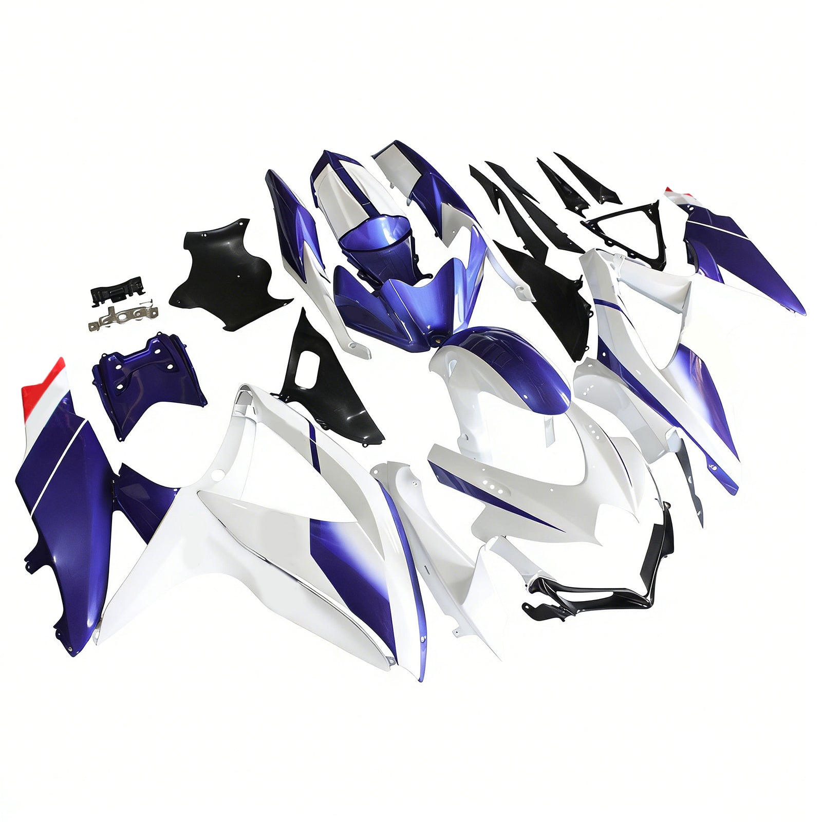 Amotopart 2008-2010 Suzuki GSXR600/750 Rádií Gloss Purple & White Kit