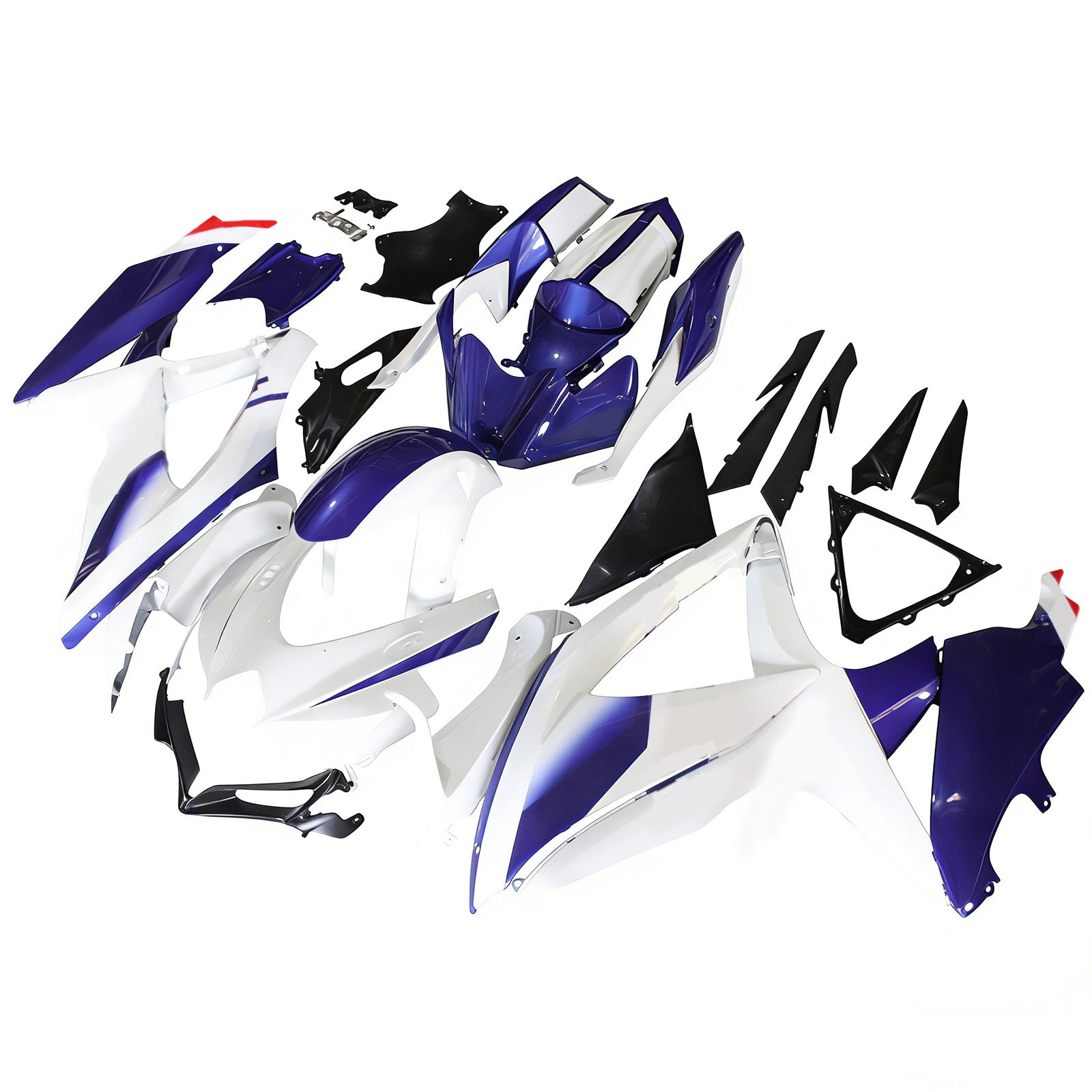 Amotopart 2008-2010 Suzuki GSXR600/750 Rádií Gloss Purple & White Kit