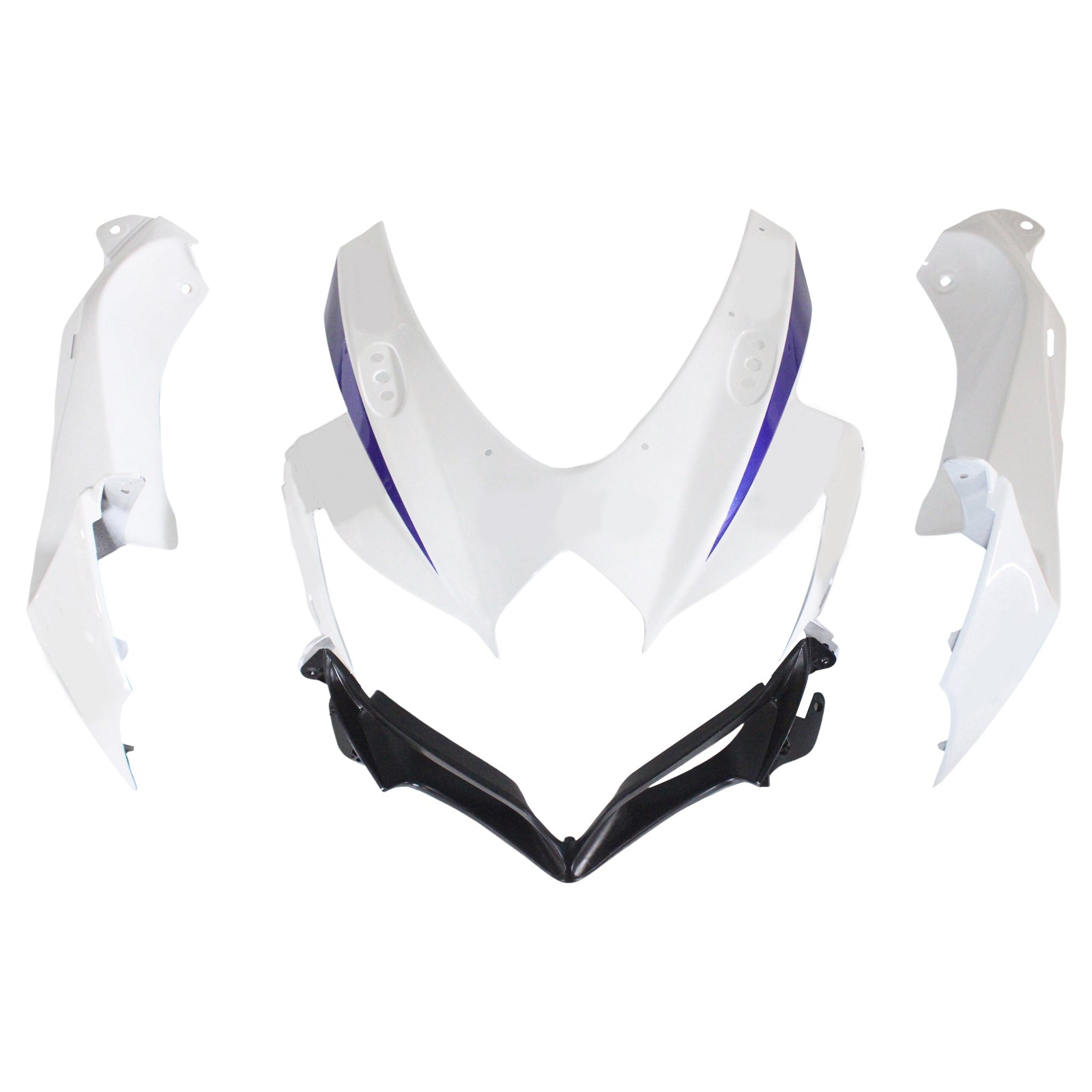 Amotopart 2008-2010 Suzuki GSXR600/750 Rádií Gloss Purple & White Kit