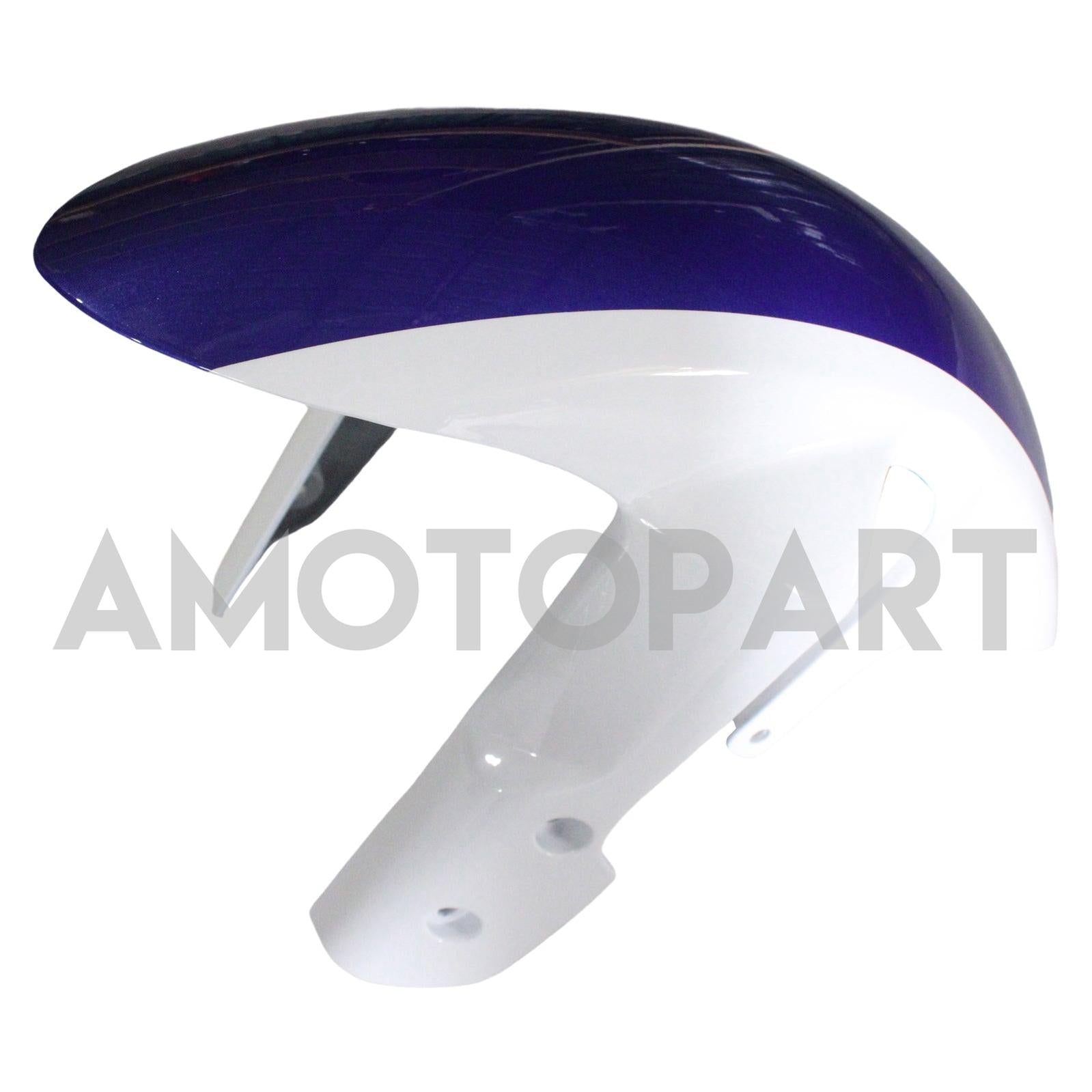 Amotopart 2008–2010 Suzuki GSXR600/750 Verkleidung, glänzend lila&Weißes Kit