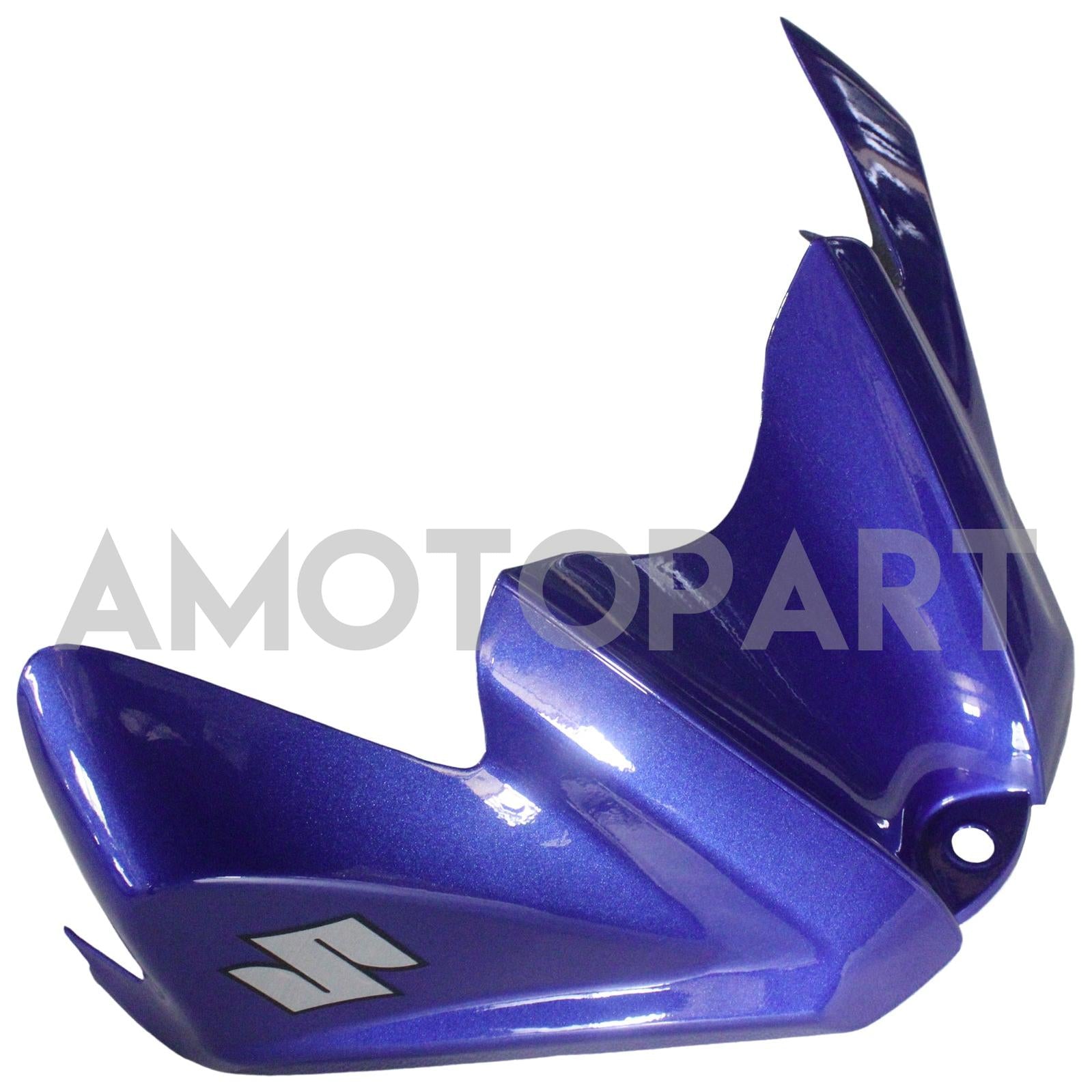 Amotopart 2008–2010 Suzuki GSXR600/750 Verkleidung, glänzend lila&Weißes Kit