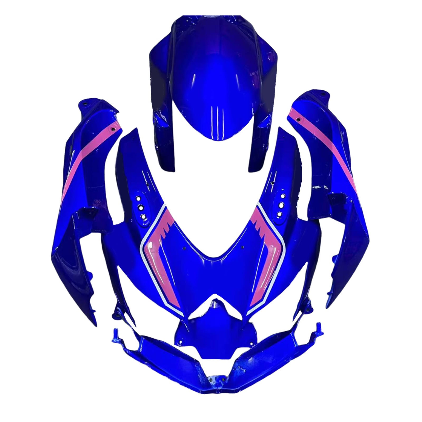 Amotopart 2008-2010 Suzuki GSXR600/750 Fairing Blue&Pink Kit
