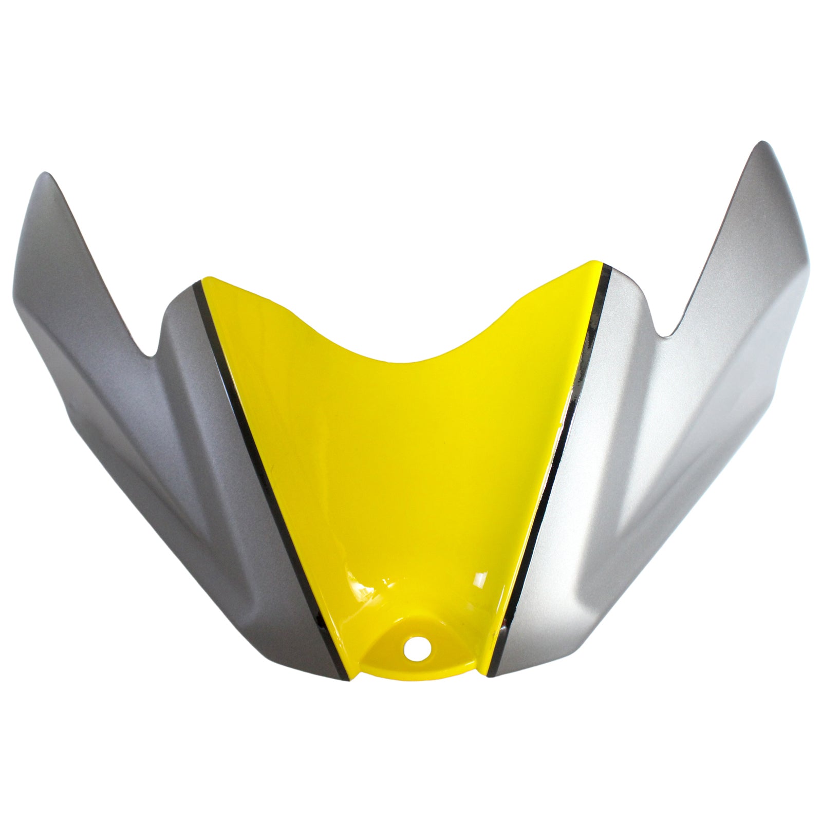 Amotopart 2008-2010 Suzuki GSXR600/750 Kåpa Matt Mörkgrå&Ygult kit