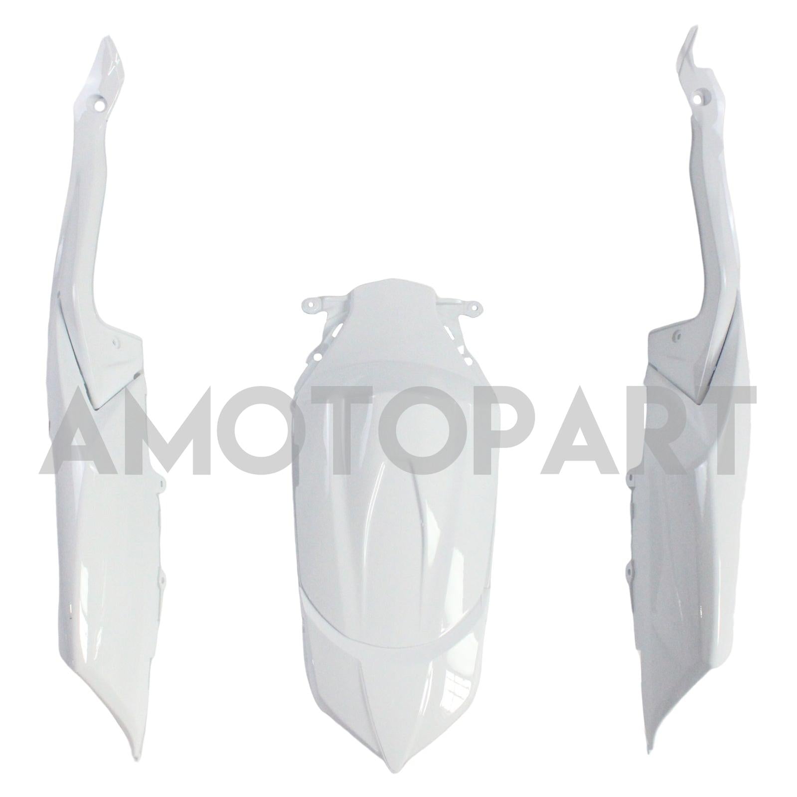 Amotopart 2008-2010 Suzuki GSXR600/750 Fairing White & Blue Kit