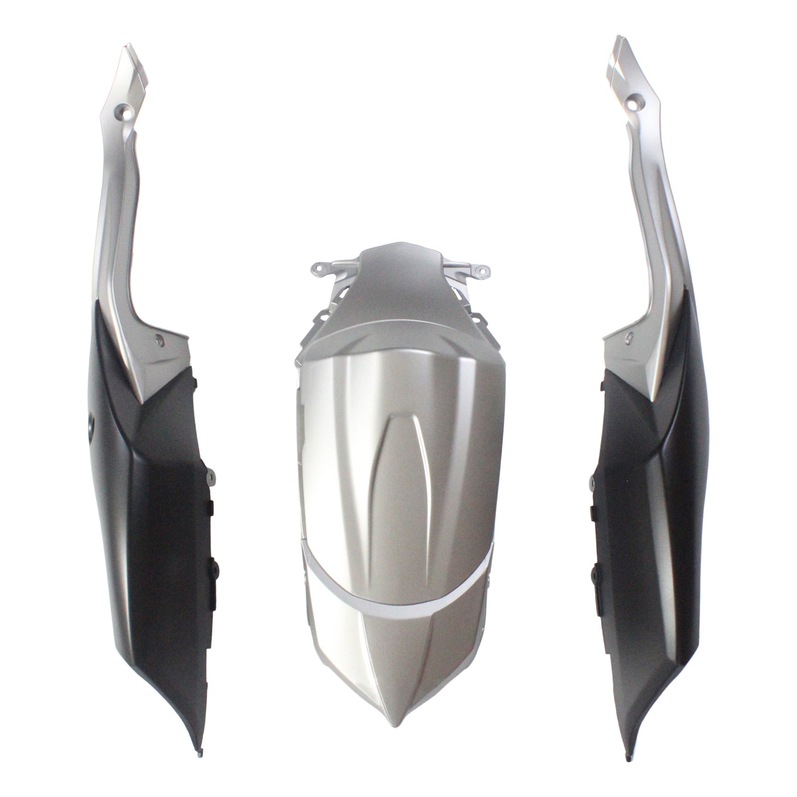 Amotopart 2008-2010 Suzuki GSXR600/750 Fairing Grey&Sliver style 3 Kit