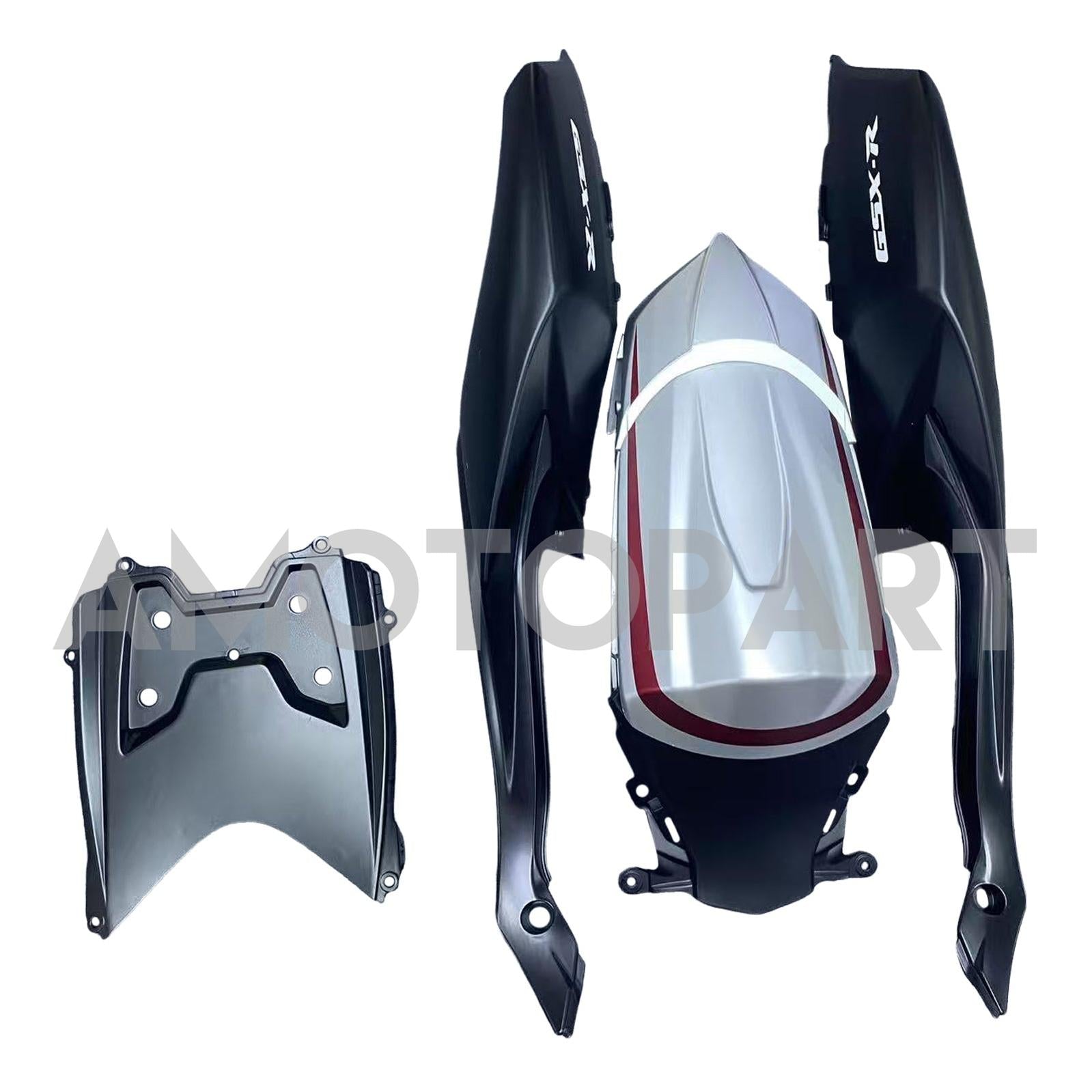 Amotopart 2008–2010 Suzuki GSXR 600/750 K8, mattrot&Schwarzes Verkleidungskit