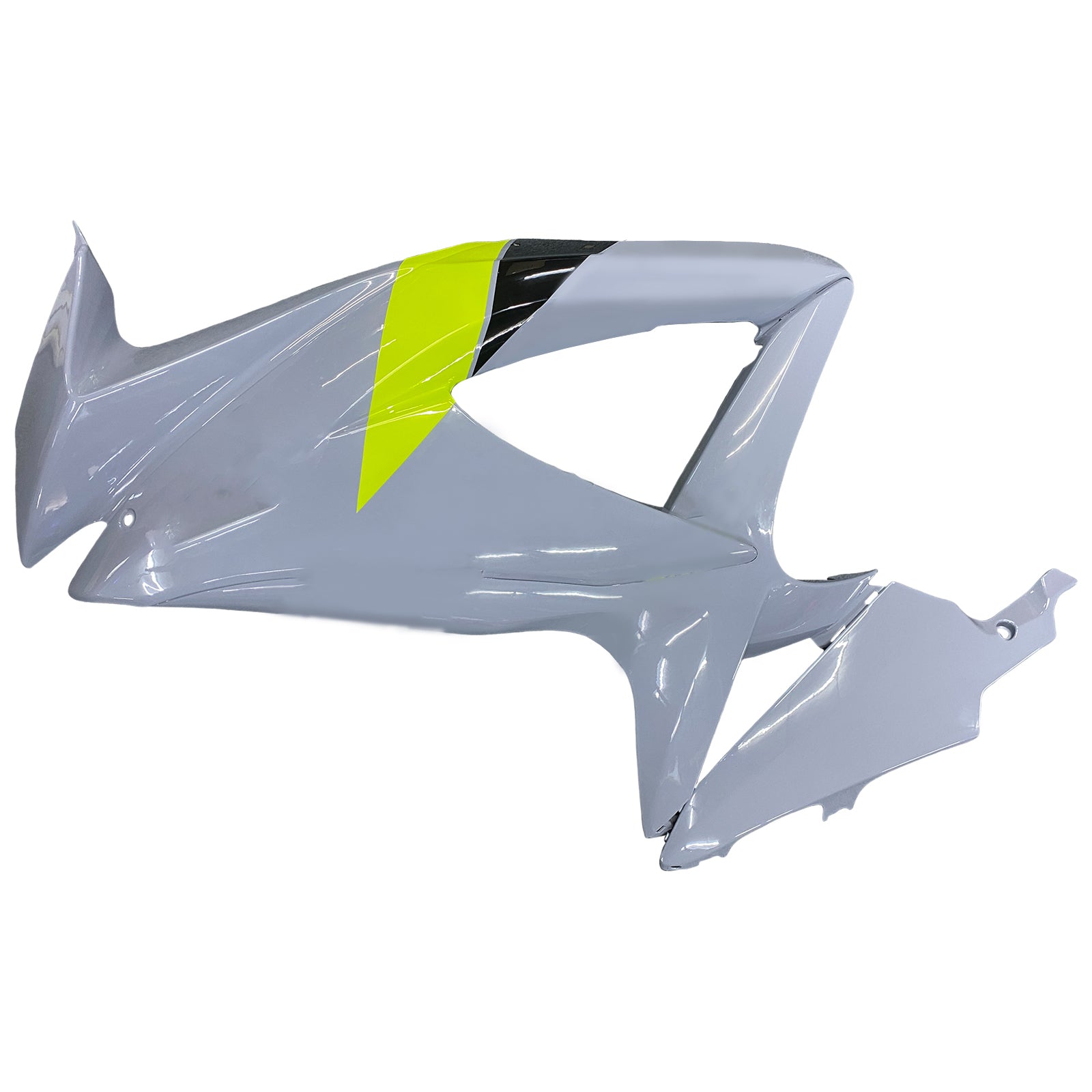 Amotopart 2008-2010 Suzuki GSXR 600/750 K8 Kit de carenado gris y amarillo
