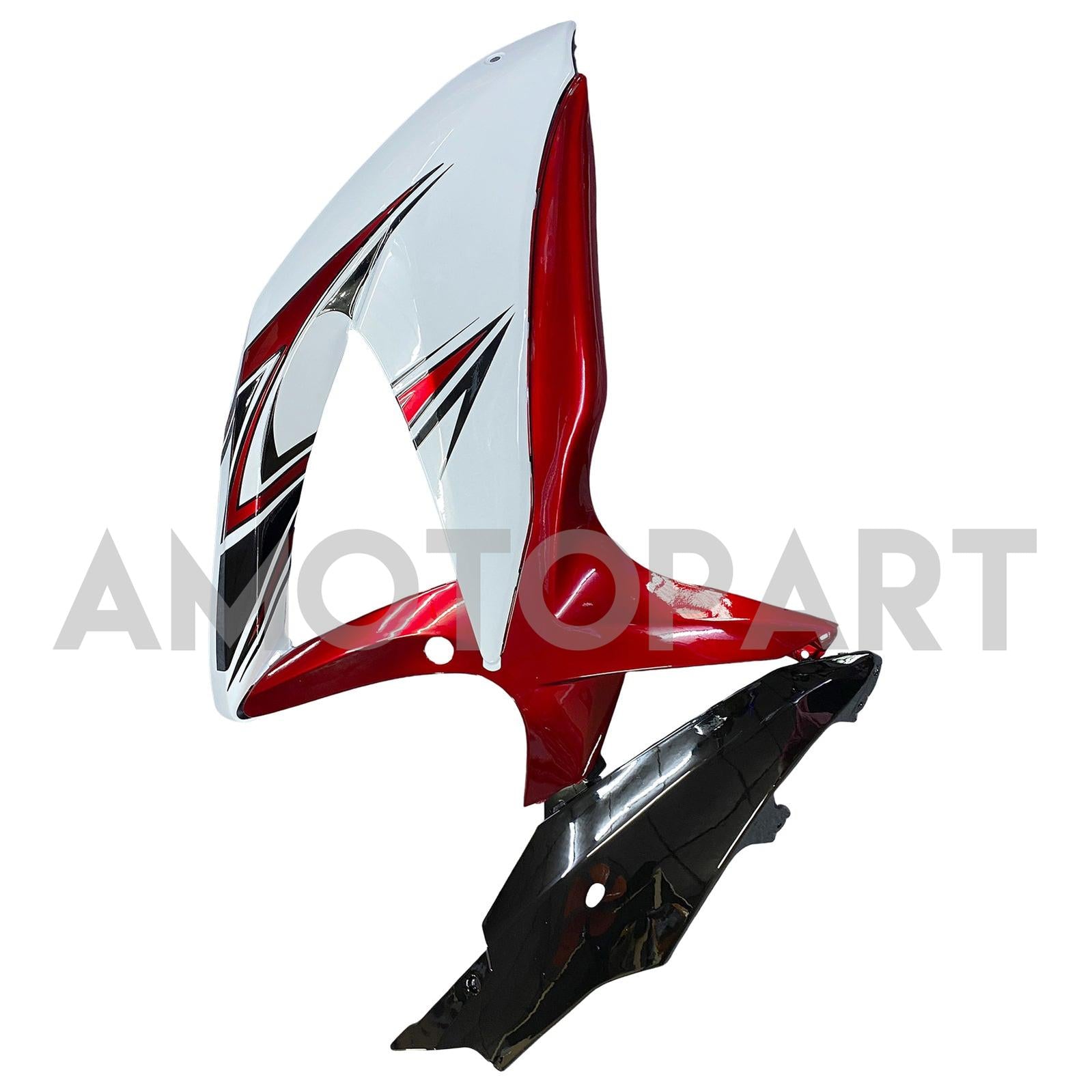 Amotopart 2008–2010 K8 GSXR 600/750 Suzuki, Rot&Weißes Verkleidungsset