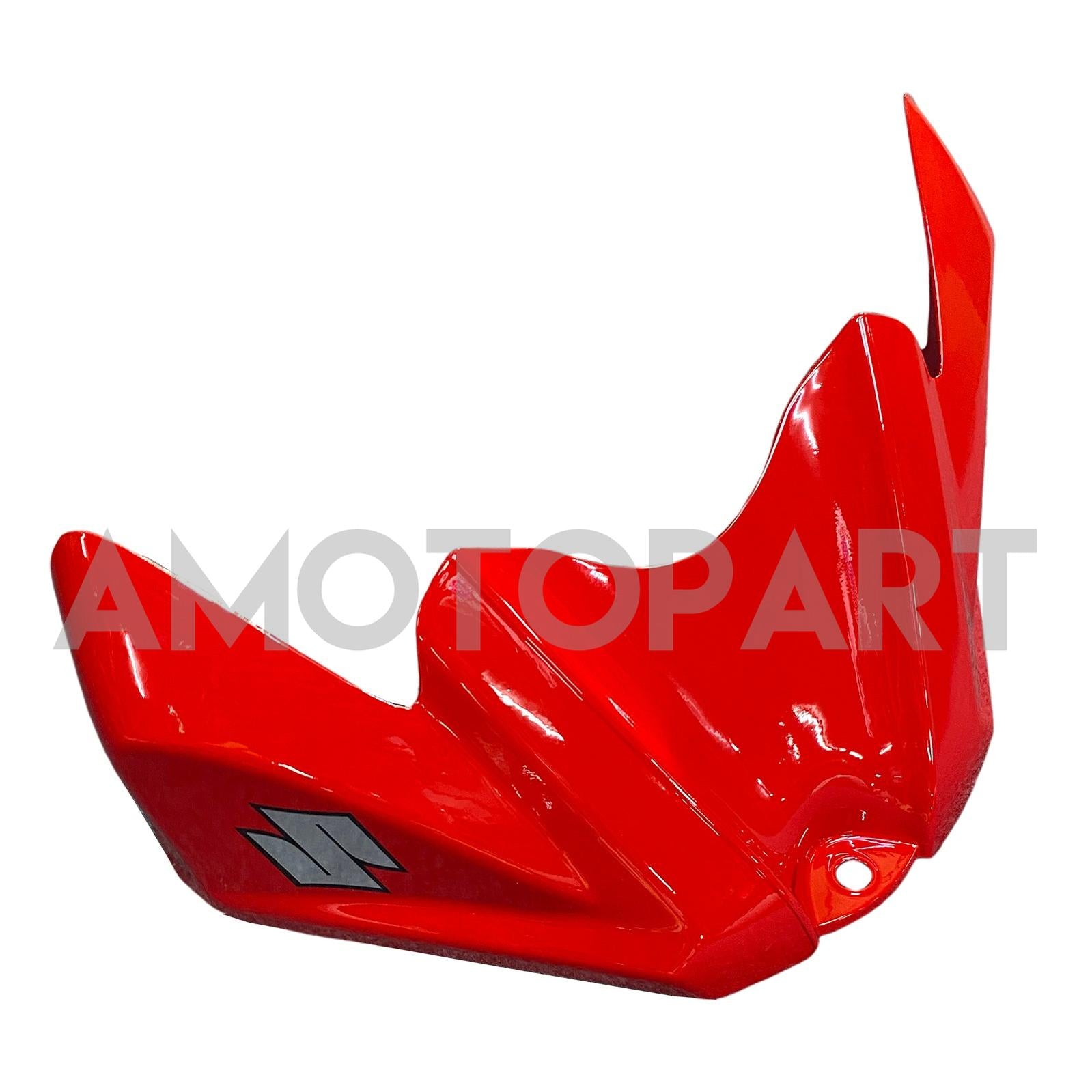 Amotopart 2008–2010 K8 GSXR 600/750 Suzuki, Rot&Weißes Style1-Verkleidungskit