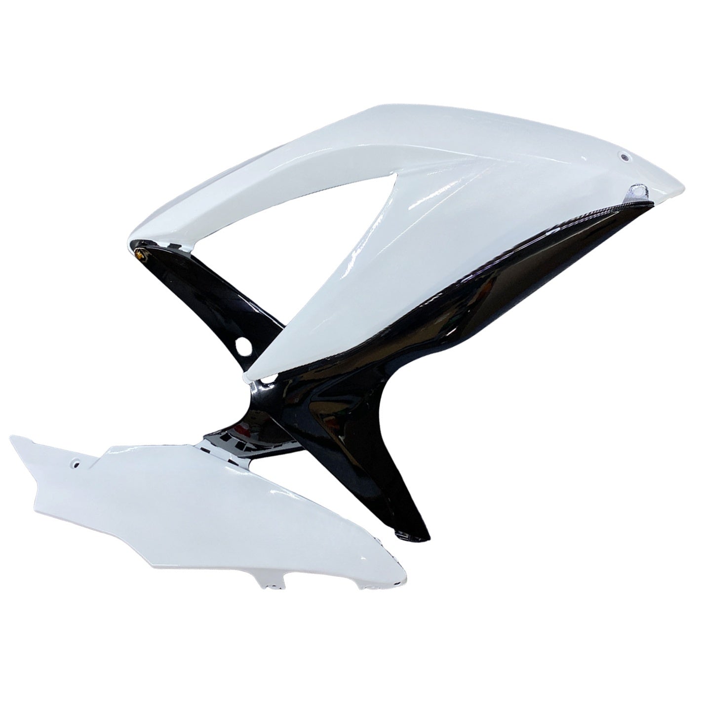 Amotopart 2008-2010 K8 GSXR 600/750 Suzuki White&Black Fairing Kit