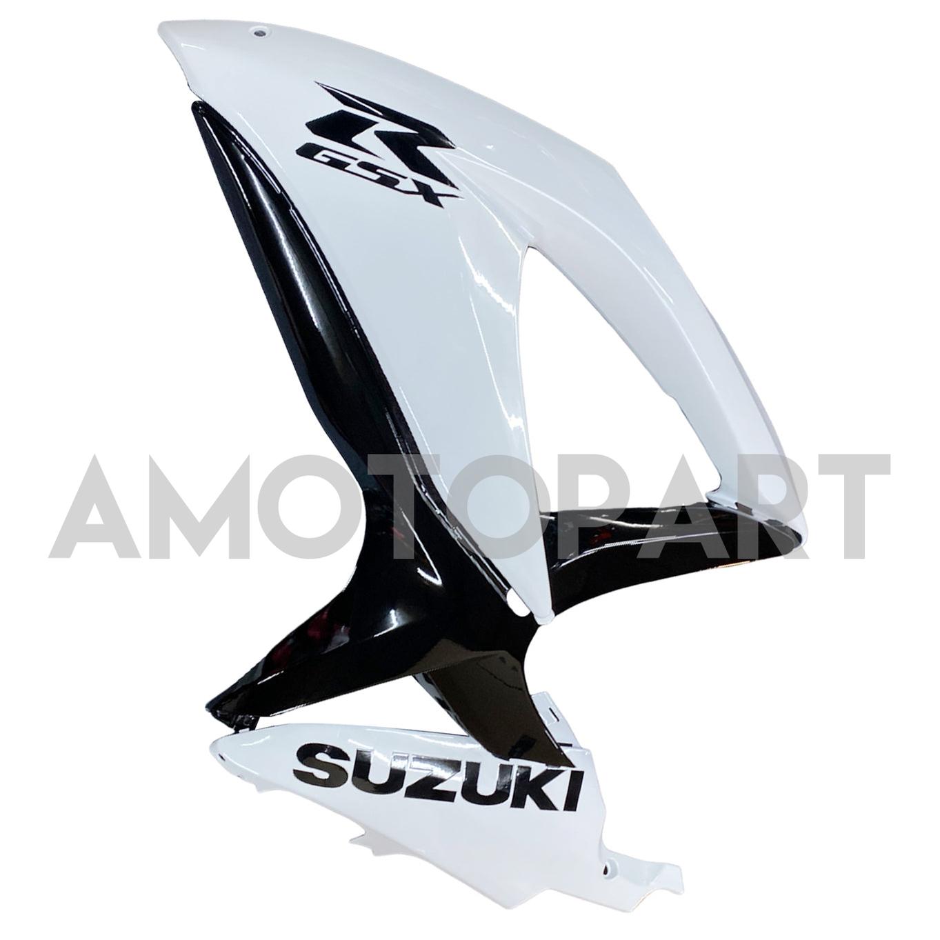 Amotopart 2008-2010 K8 GSXR 600/750 Suzuki White & Black Fairing Kit