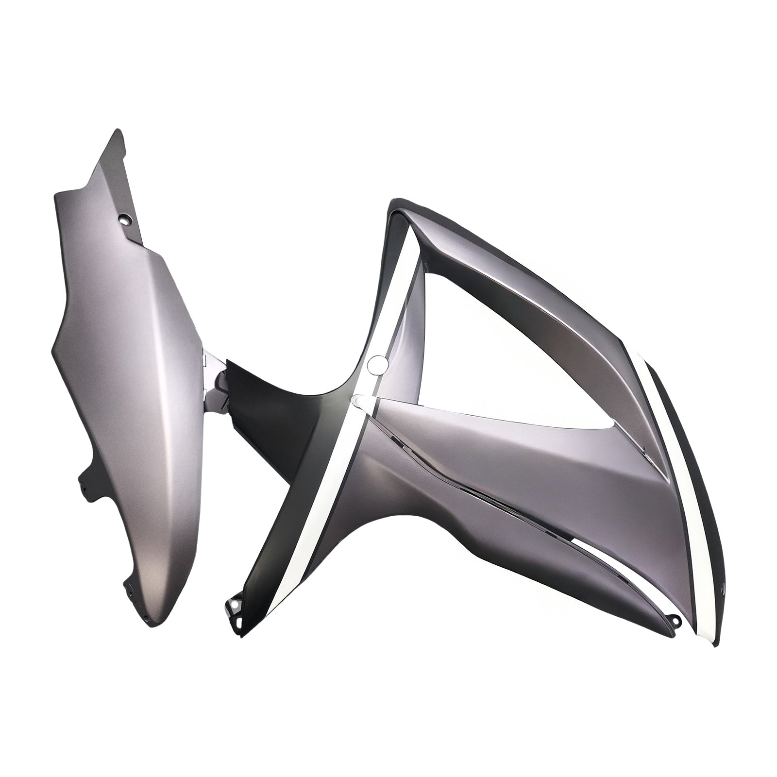 Amotopart 2008-2010 K8 GSXR 600/750 Suzuki Gray & Black Fairing Kit