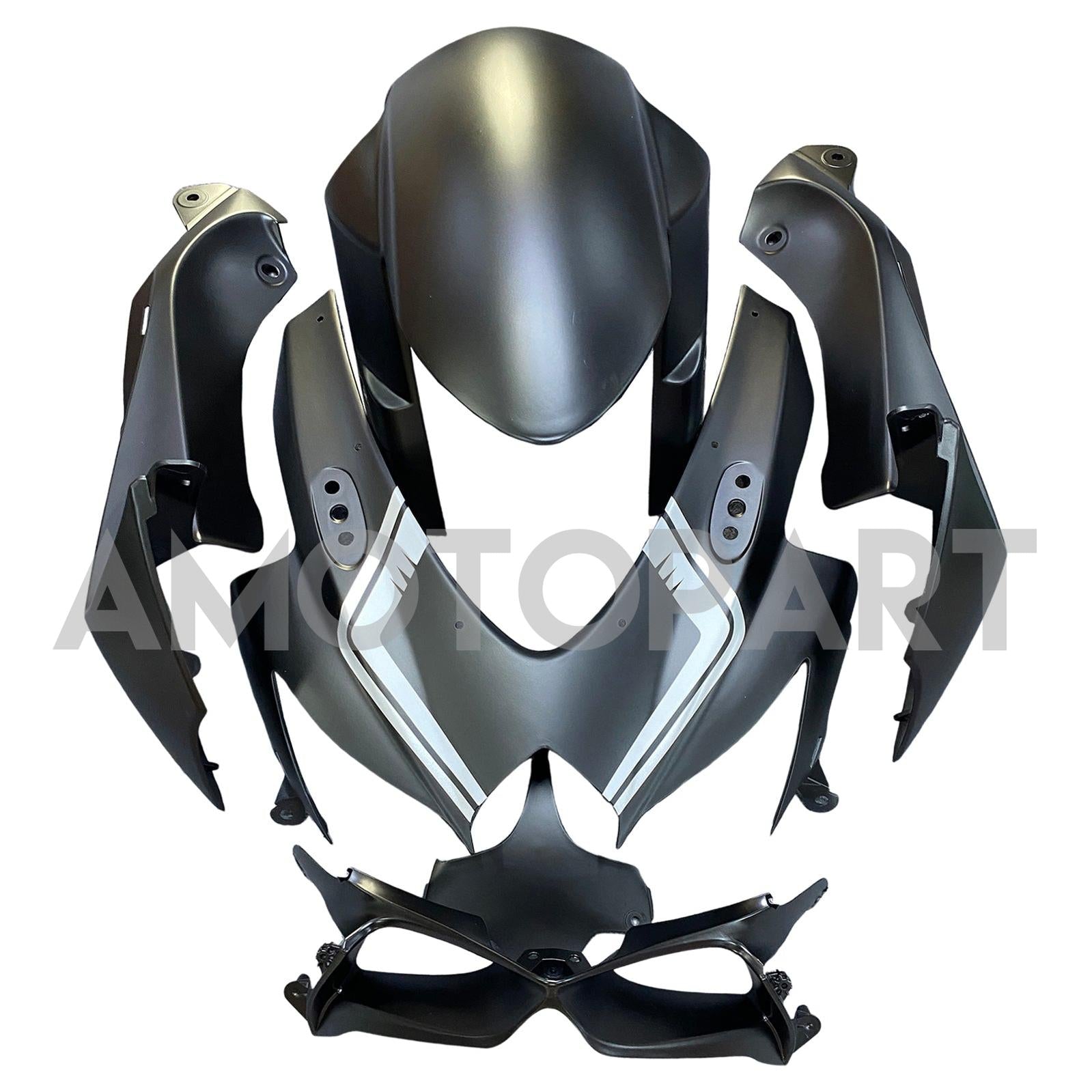 Amotopart 2008-2010 K8 GSXR 600/750 Suzuki Black&Red Fairing Kit