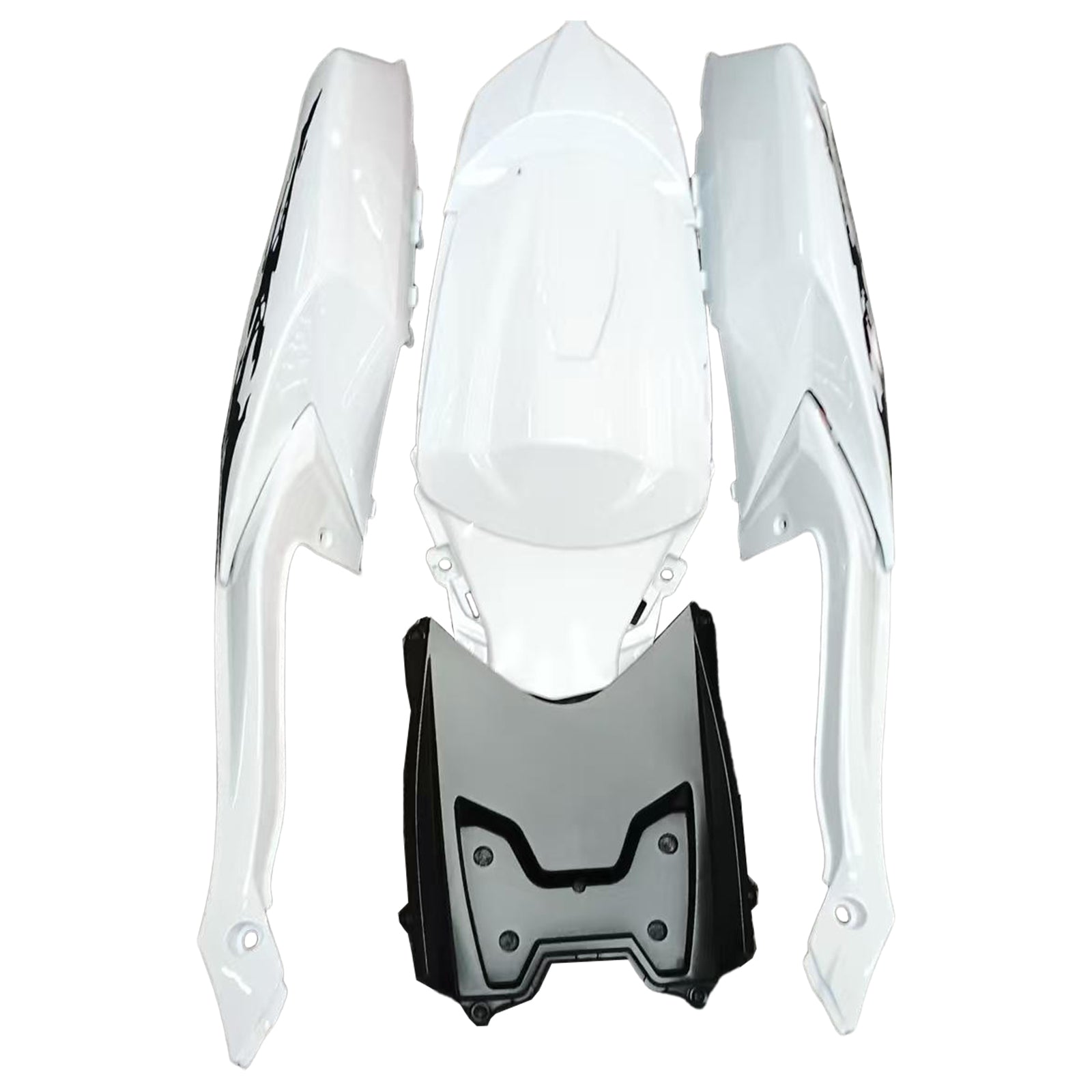 Amotopart 2008-2010 K8 GSXR 600/750 Suzuki Black&White Accents
Fairing Kit