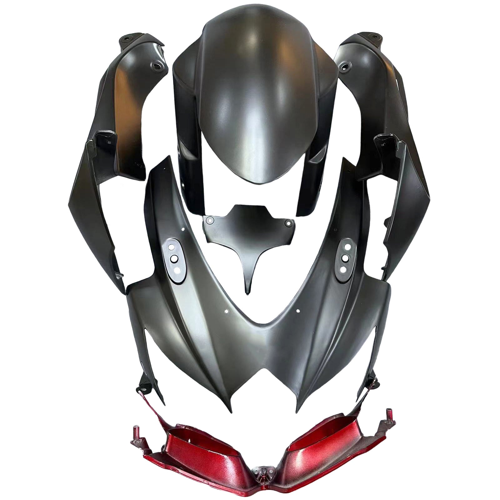 Amotopart 2008-2010 K8 GSXR 600/750 Suzuki Black&Red Fairing Kit