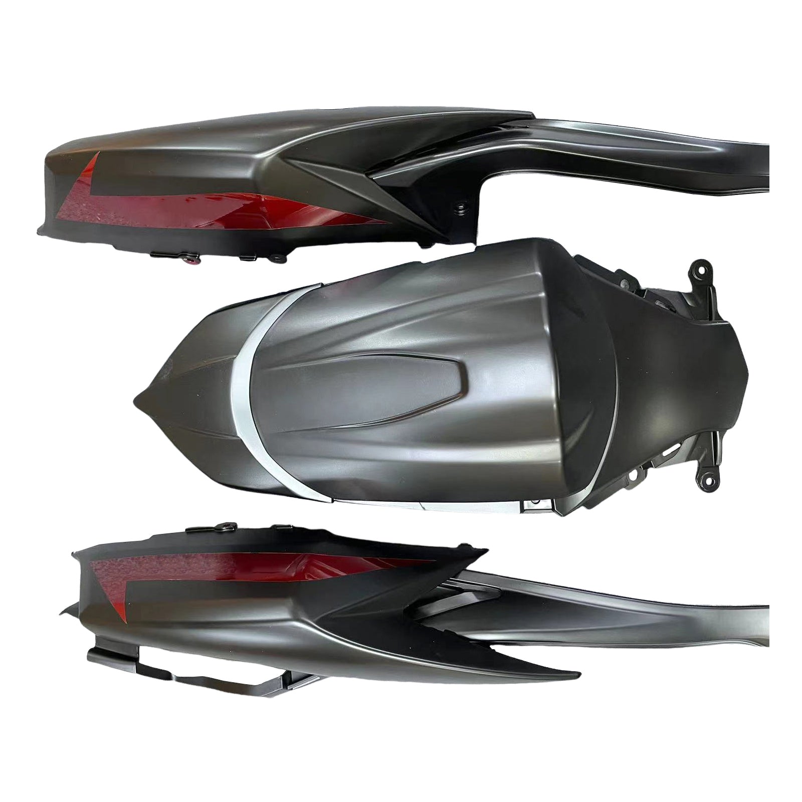 Amotopart 2008-2010 K8 GSXR 600/750 Suzuki Black&Red Fairing Kit