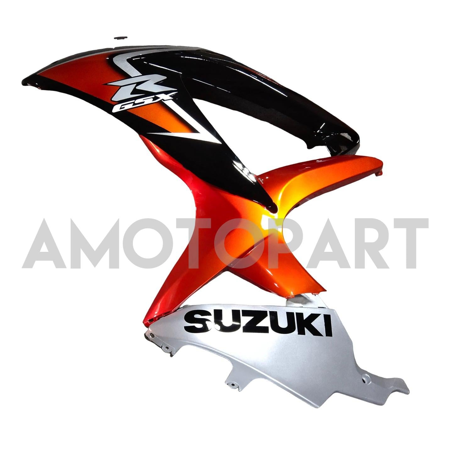Amotopart 2008-2010 K8 GSXR 600/750 Suzuki Orange&White Fairing Kit