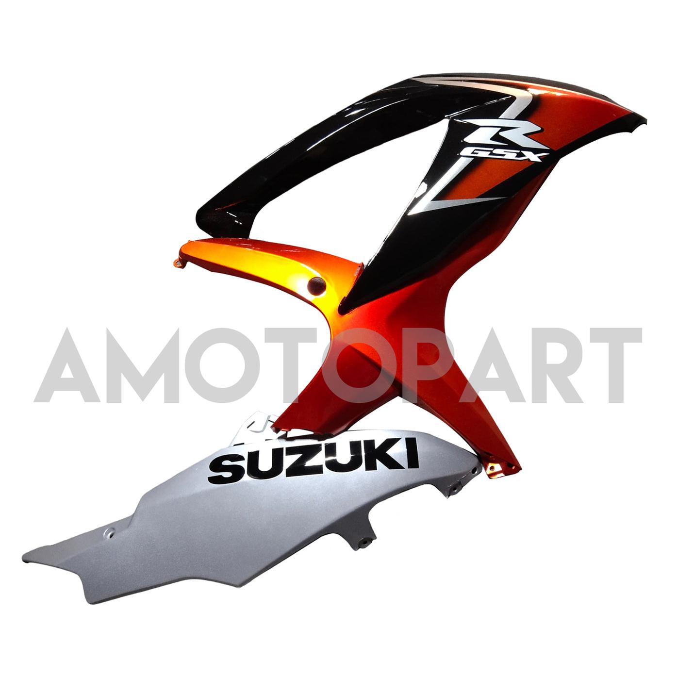 Amotopart 2008-2010 K8 GSXR 600/750 Suzuki Orange&White Fairing Kit