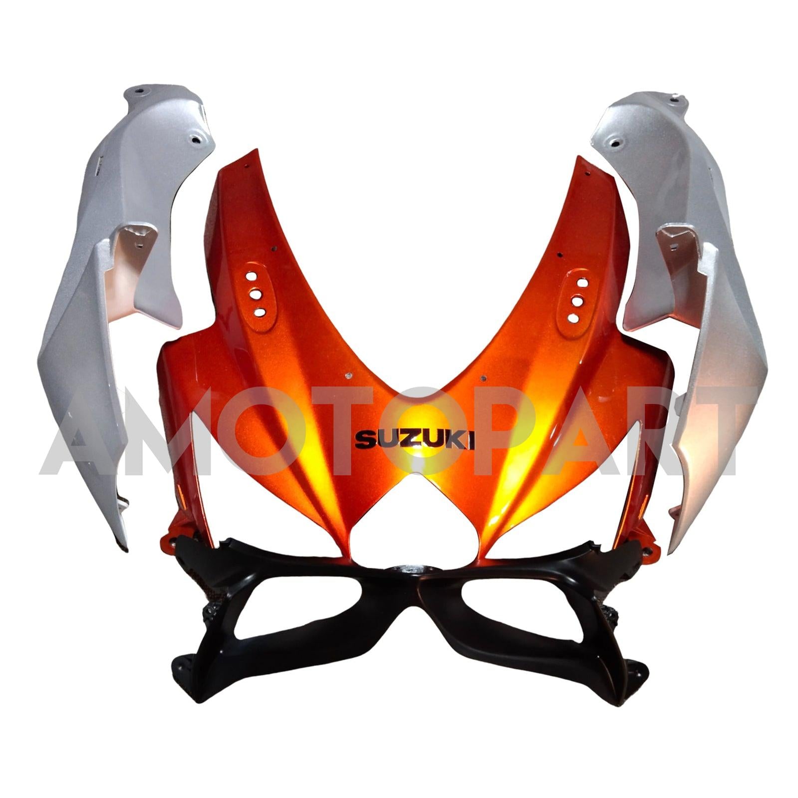 Amotopart 2008-2010 K8 GSXR 600/750 Suzuki Orange&White Fairing Kit