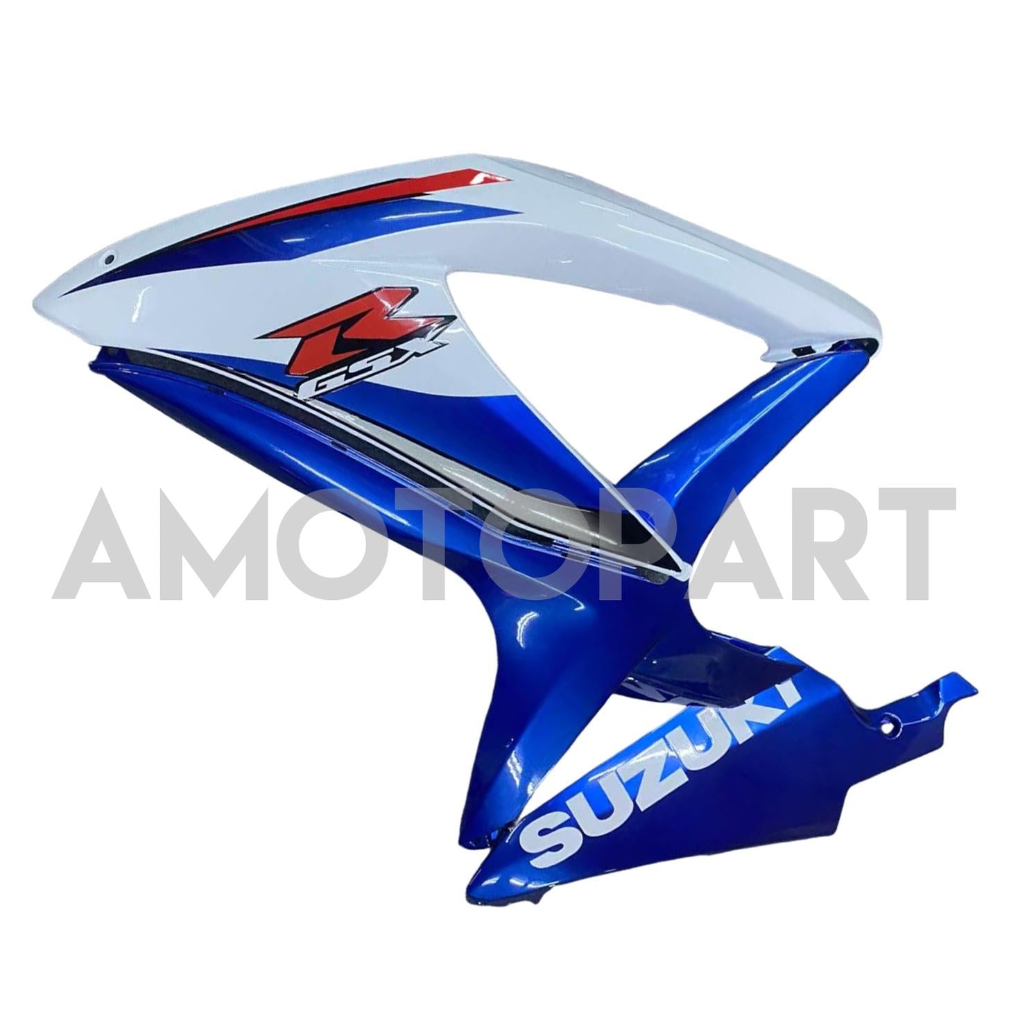 Amotopart 2008-2010 K8 GSXR 600/750 Suzuki Blue&White Style3 Fairing Kit