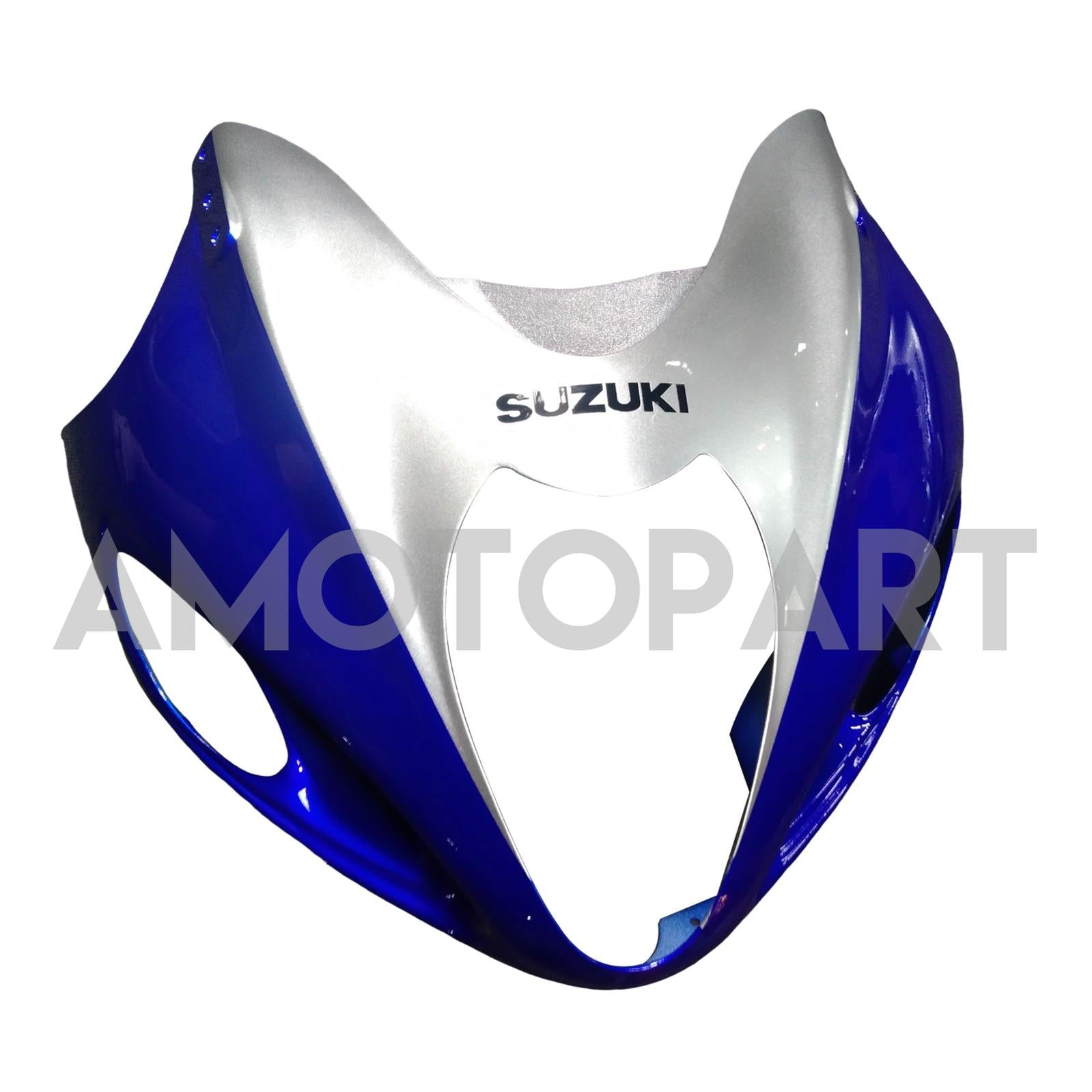 Amotopart Verkleidung Suzuki Hayabusa GSX1300R 1999–2007, Blau&Splitter-Kit