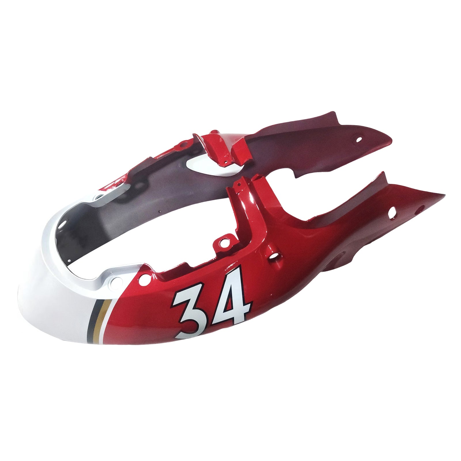 Carenado blanco Amotopart Suzuki Hayabusa GSX1300R 1999-2007&RKit de edición