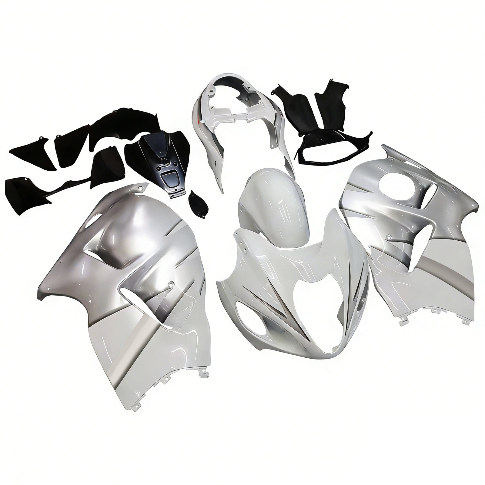 Amotopart Suzuki Hayabusa GSXR1300 1999-2007 White Kit