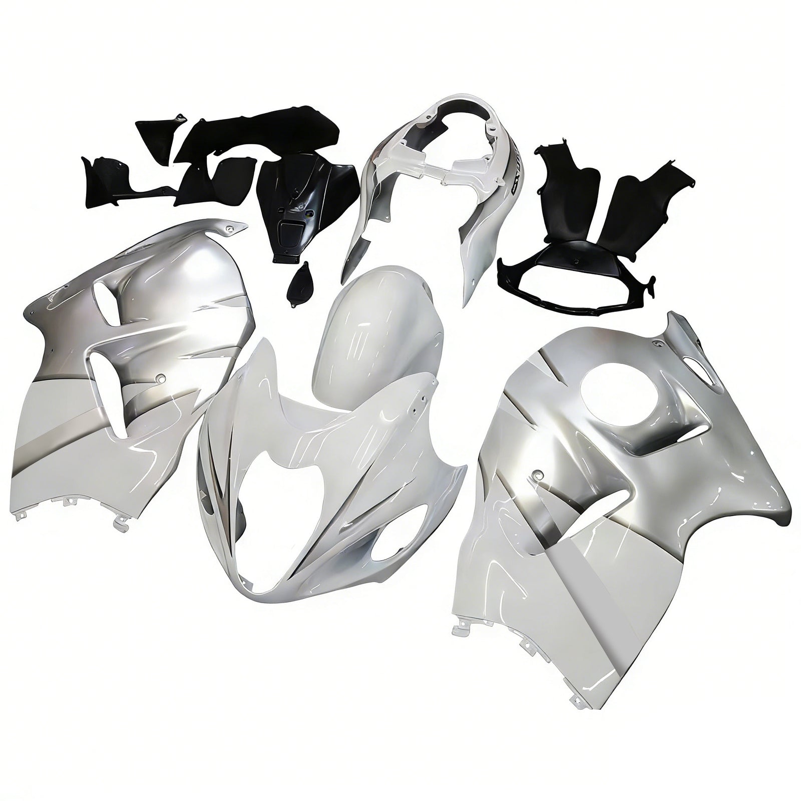 Amotopart Suzuki Hayabusa GSXR1300 1999-2007 White Kit