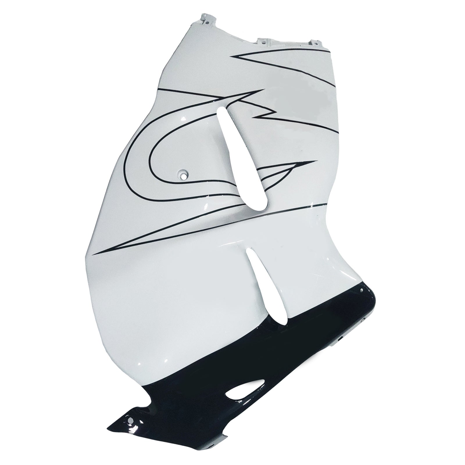 Amotopart 1999-2007 Suzuki GSX1300R Fairing White & Black Kit