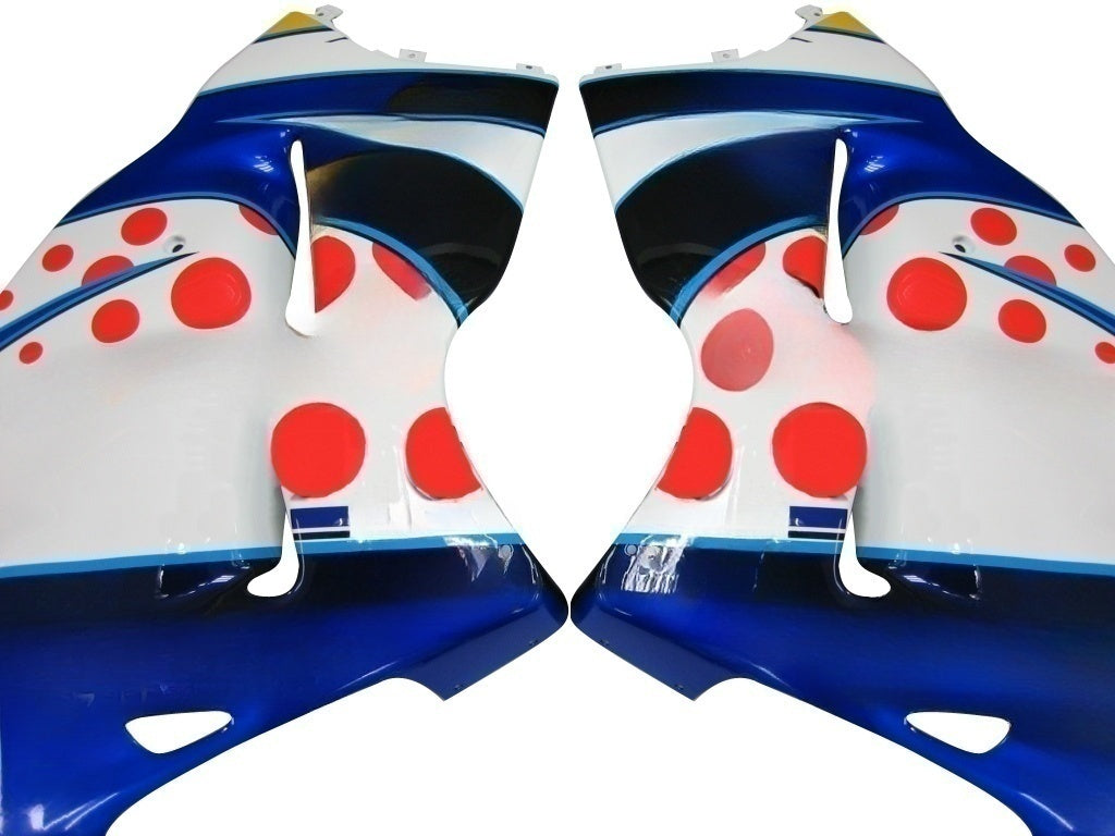 Amotopart Verkleidungsset für Suzuki Hayabusa GSX1300R 1999–2007, mehrfarbig, Weiß