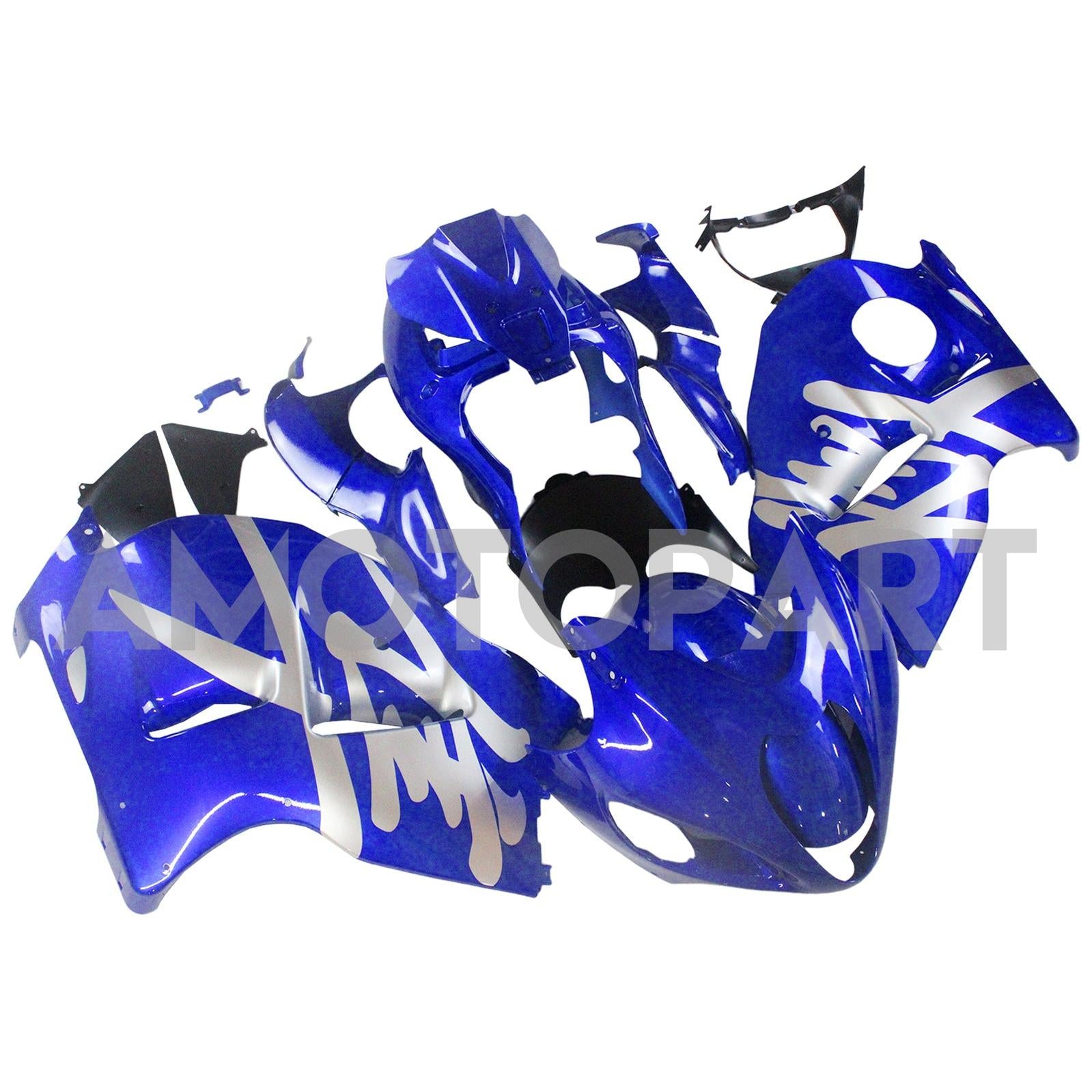 Amotopart 1999-2007 Suzuki Hayabusa GSX1300R Fairing Gloss Blue Kit