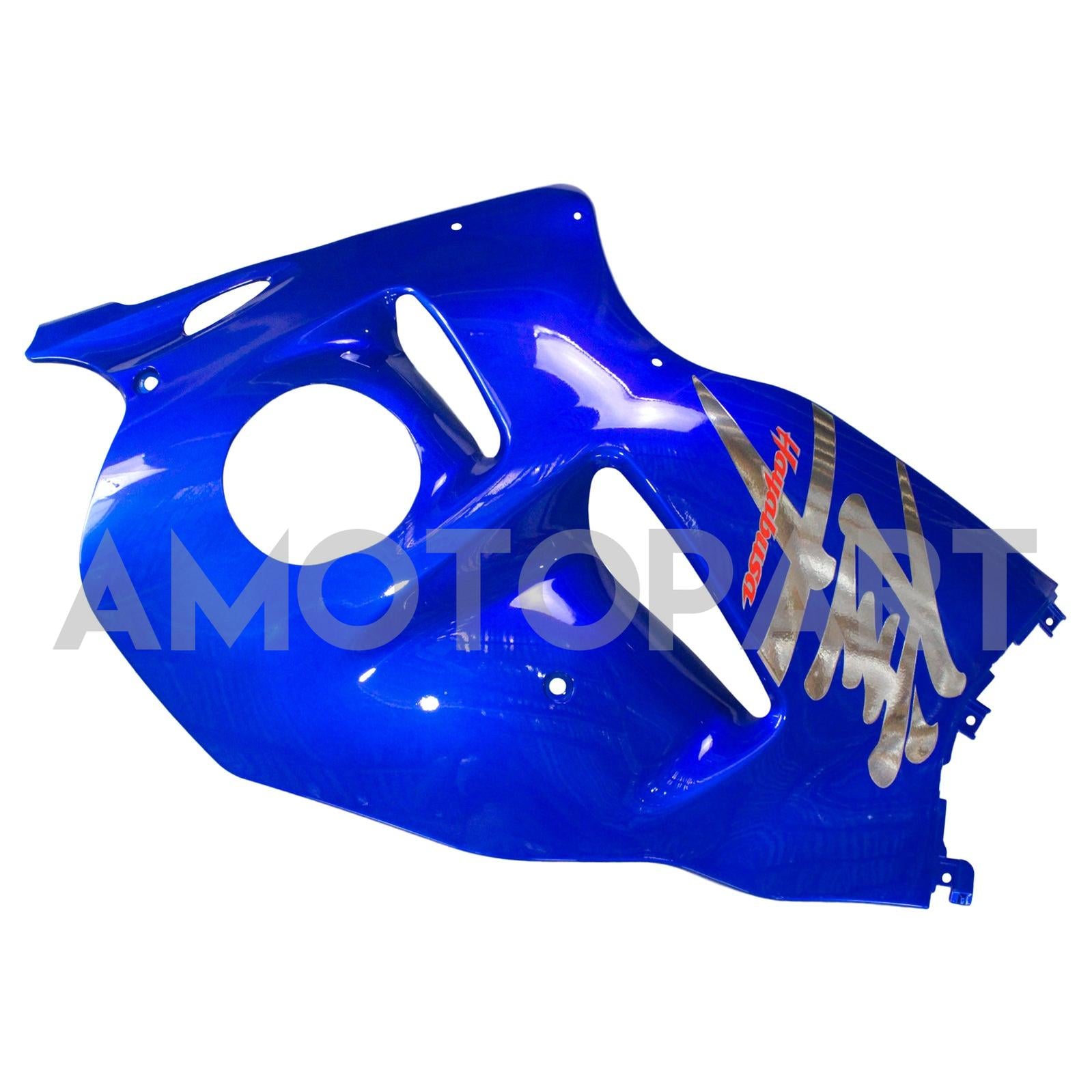 Amotopart 1999–2007 Suzuki Hayabusa GSX1300R Verkleidung, Blau&Briefkasten