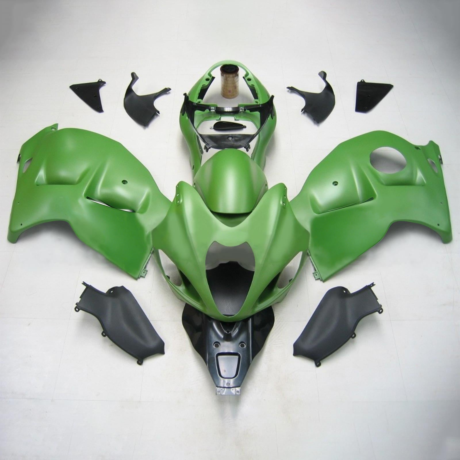 Amotopart 1999–2007 Suzuki Hayabusa GSX1300R Verkleidungs-Set, Grün
